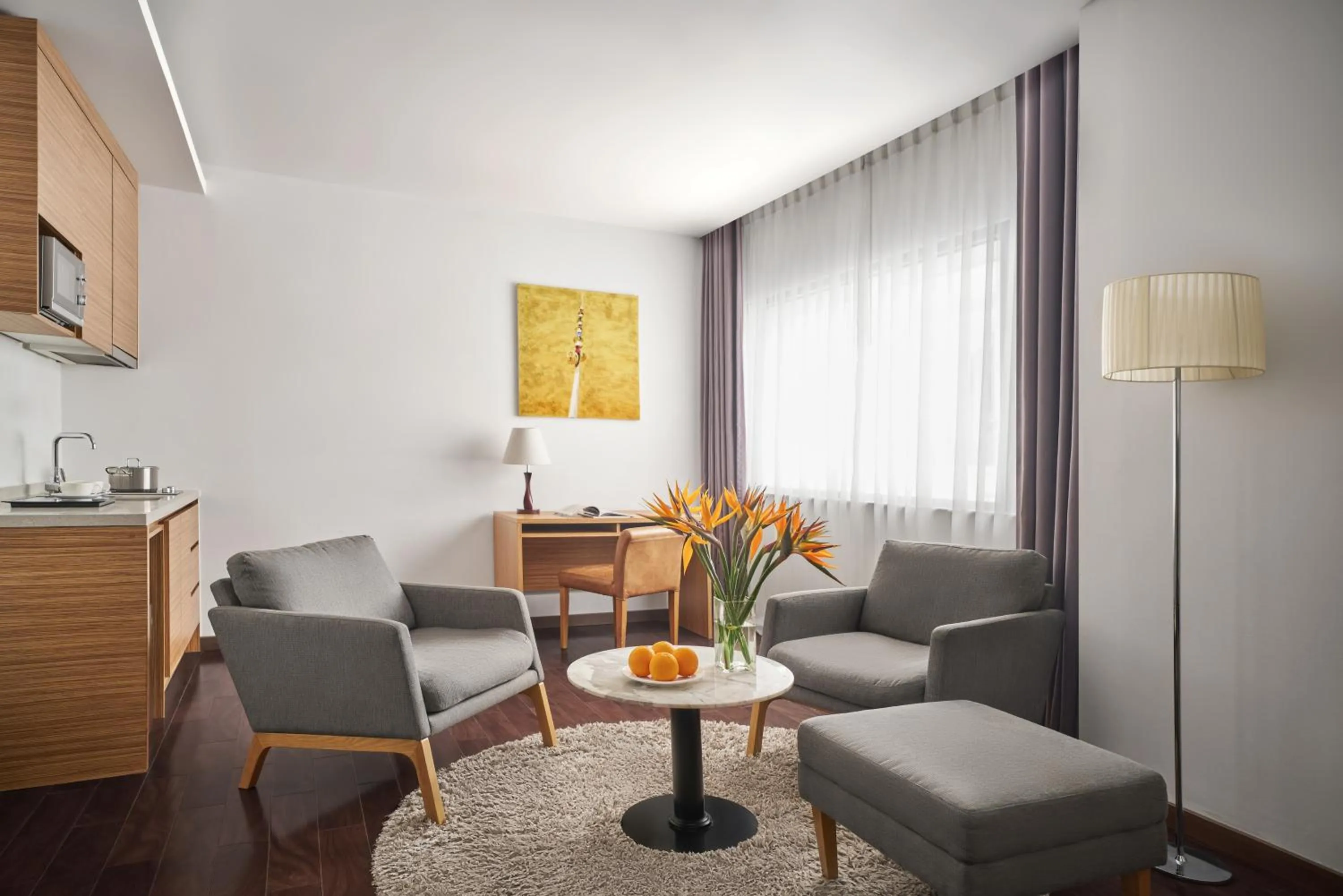 Living room in Oakwood Hotel & Apartments Saigon