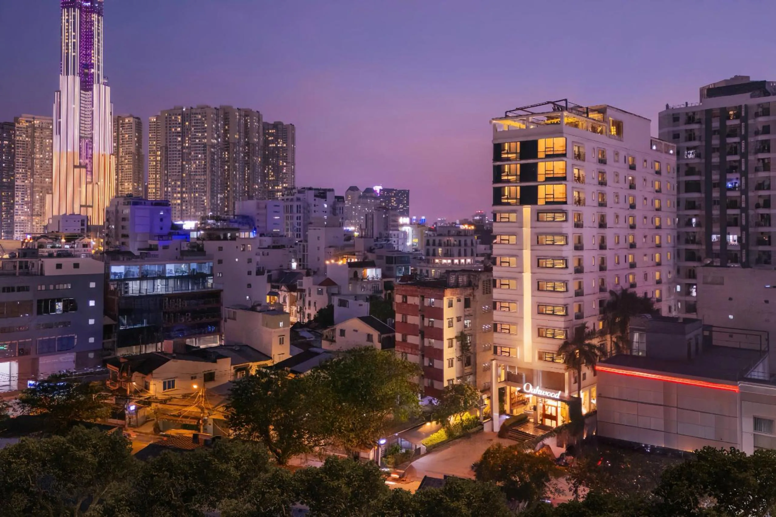 Location in Oakwood Hotel & Apartments Saigon