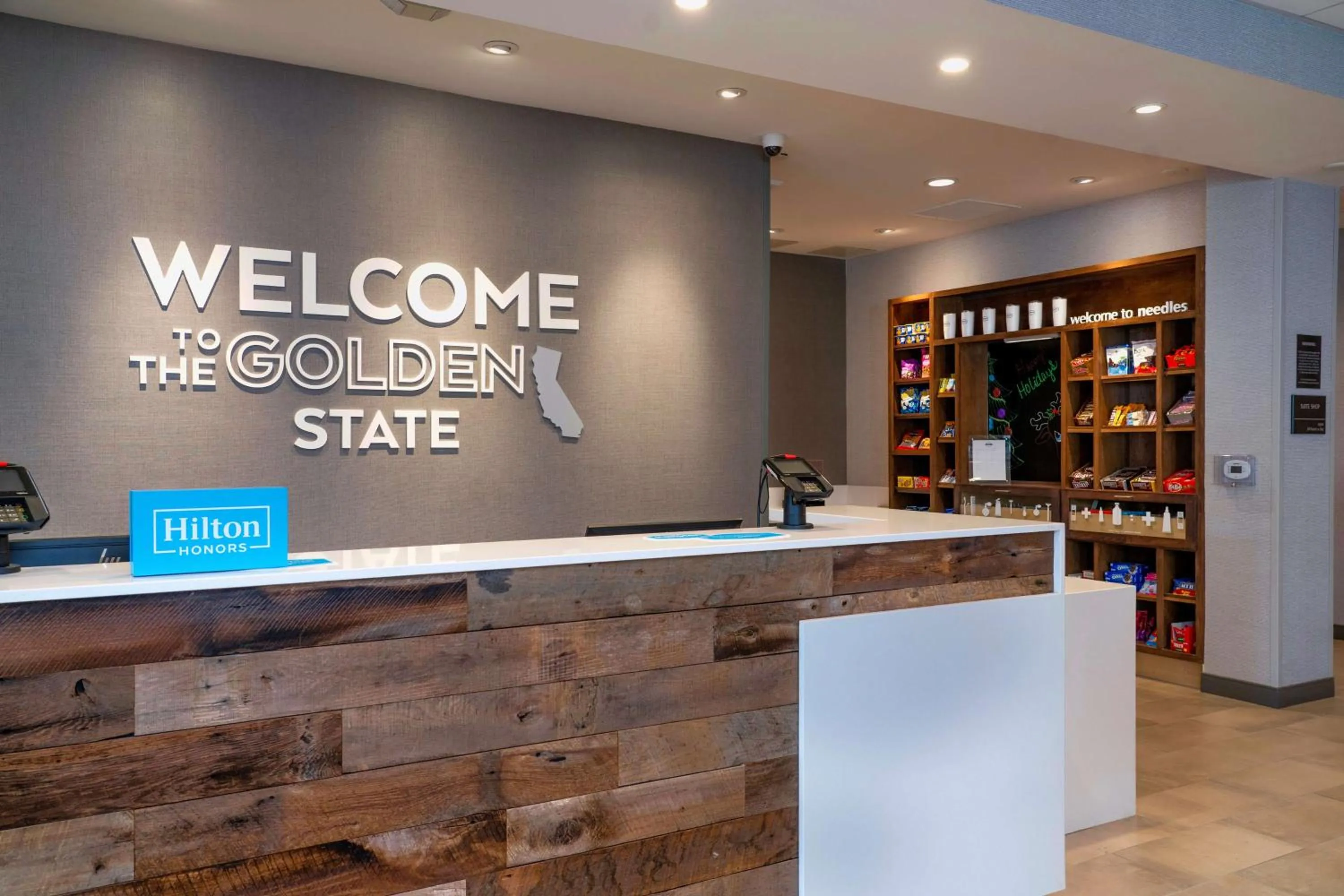 Lobby or reception in Hampton Inn Needles