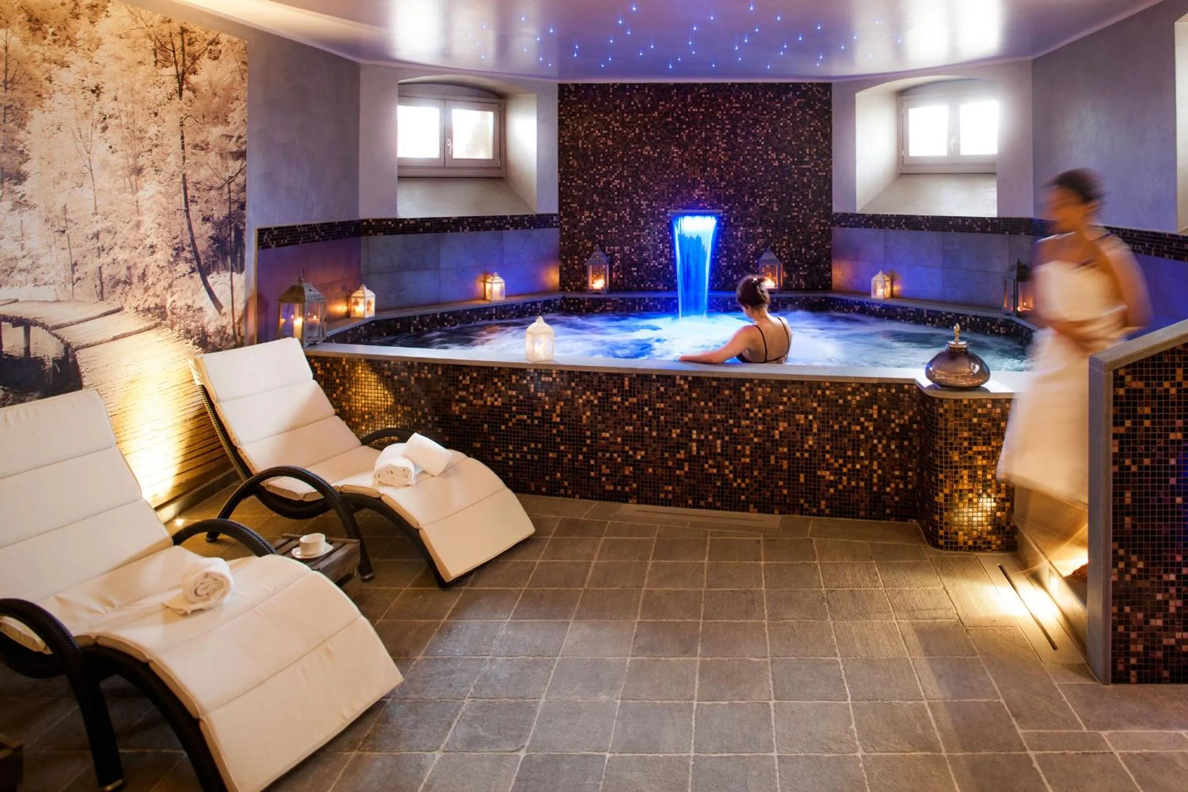 Hot Tub in Villa Sylva & Spa