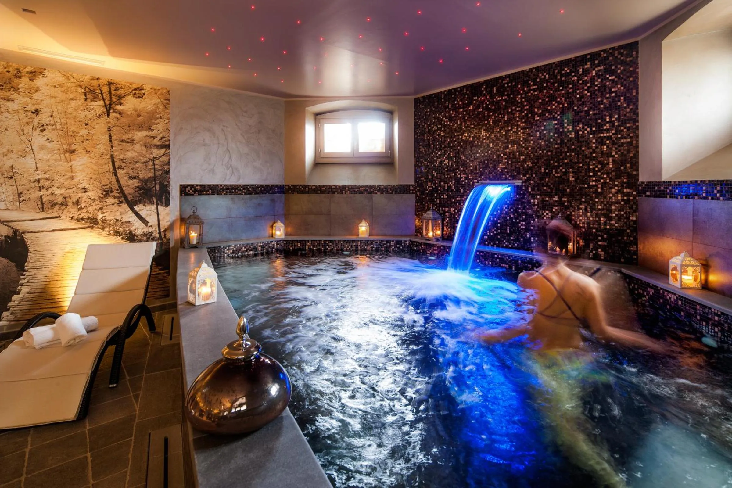 Hot Tub in Villa Sylva & Spa