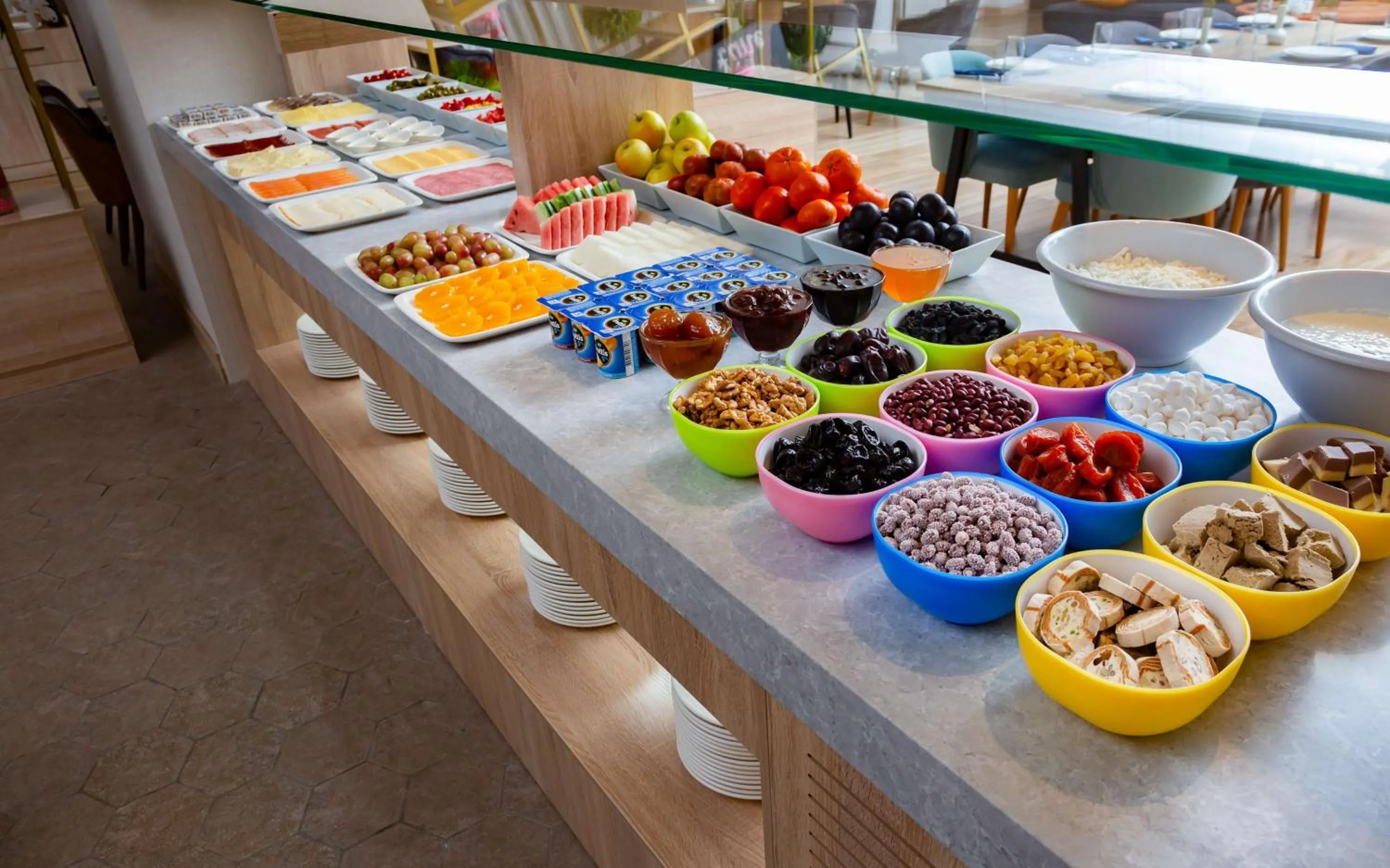 Breakfast in Hilton Garden Inn Samarkand