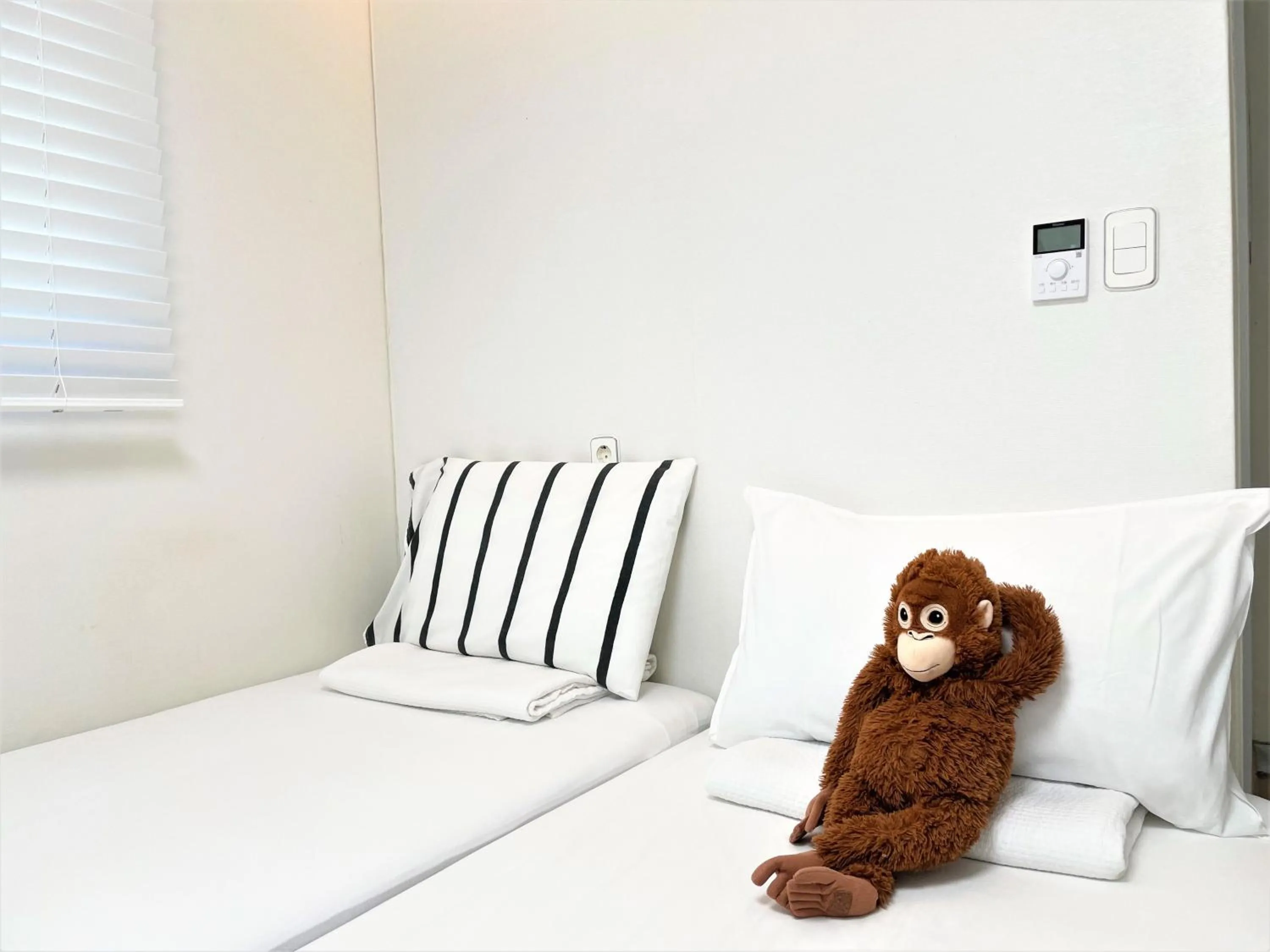 Property building, Bed in W Premium Guesthouse Incheon airport