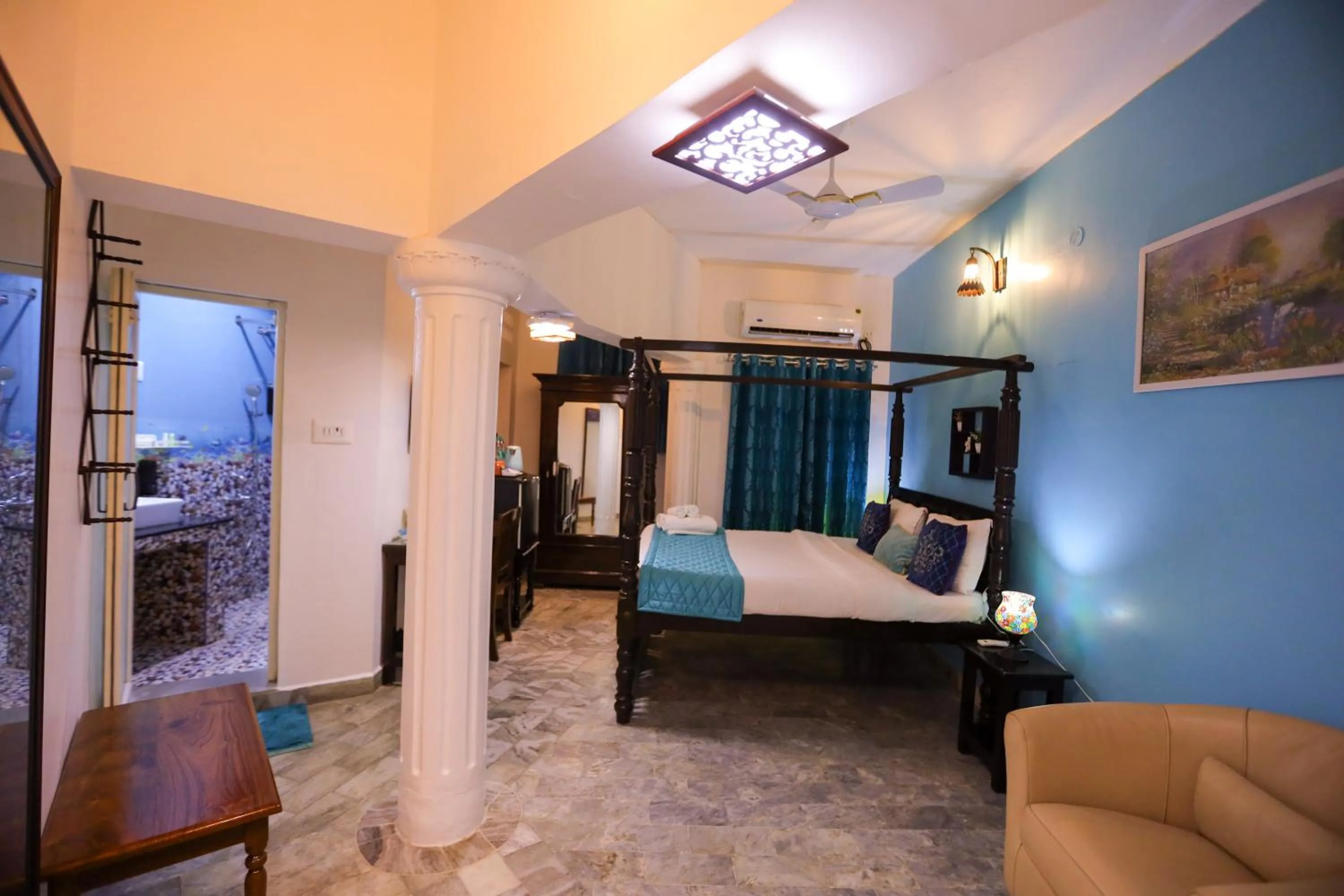 TV and multimedia, Bed in Le Clarisse Guest House