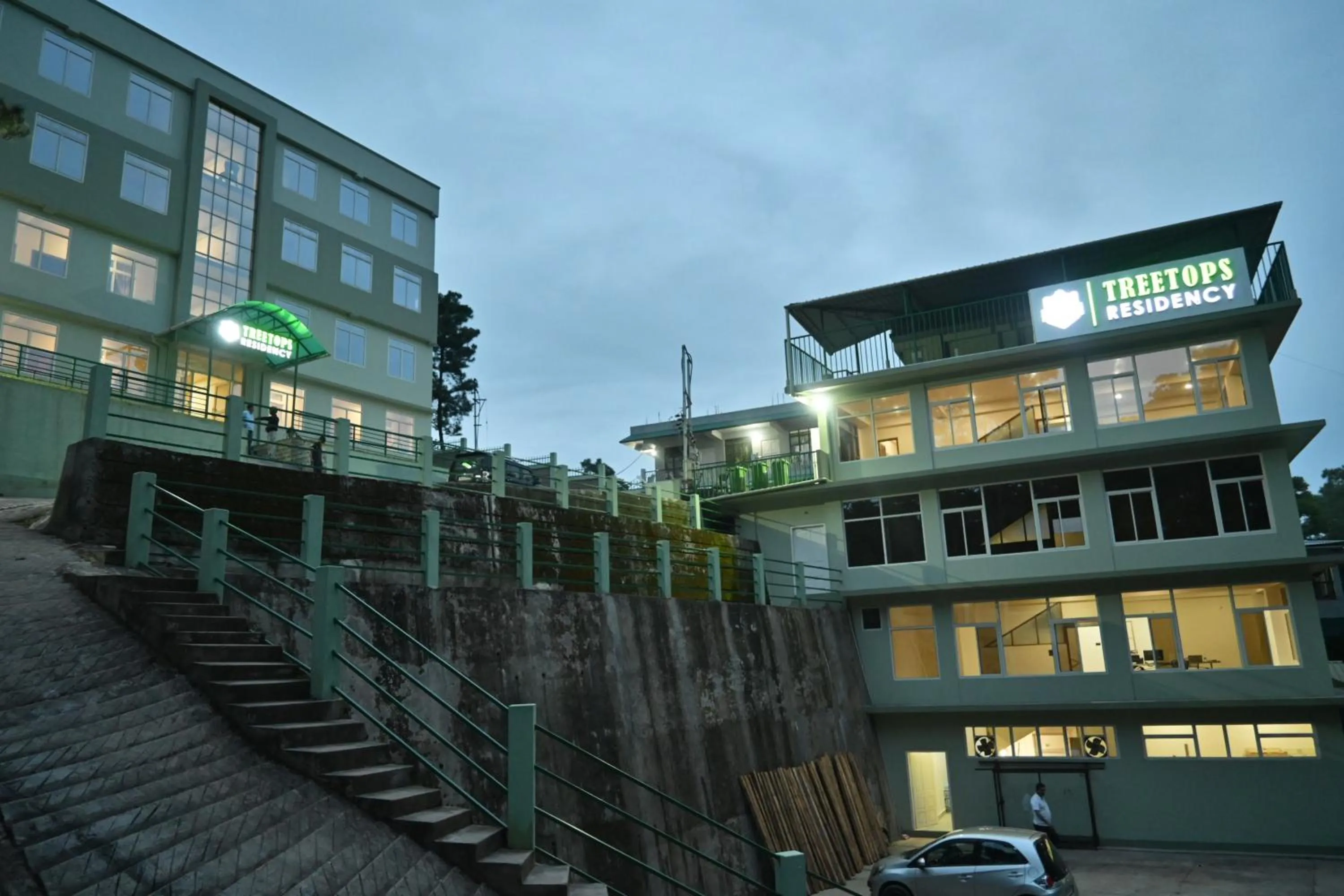 Property building in TreeTops Residency