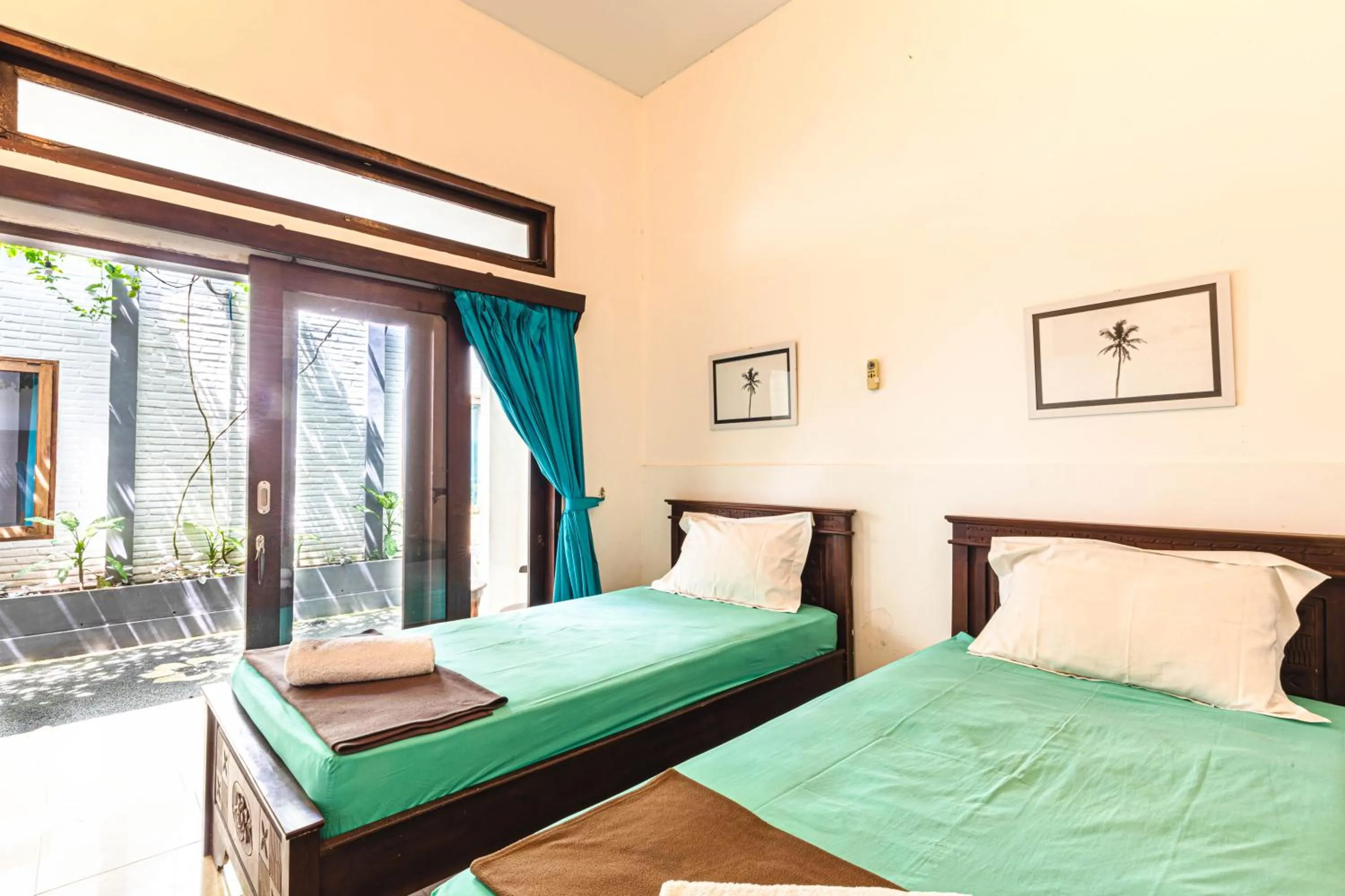 Bed in Surf Retreat Villa Sari Bali