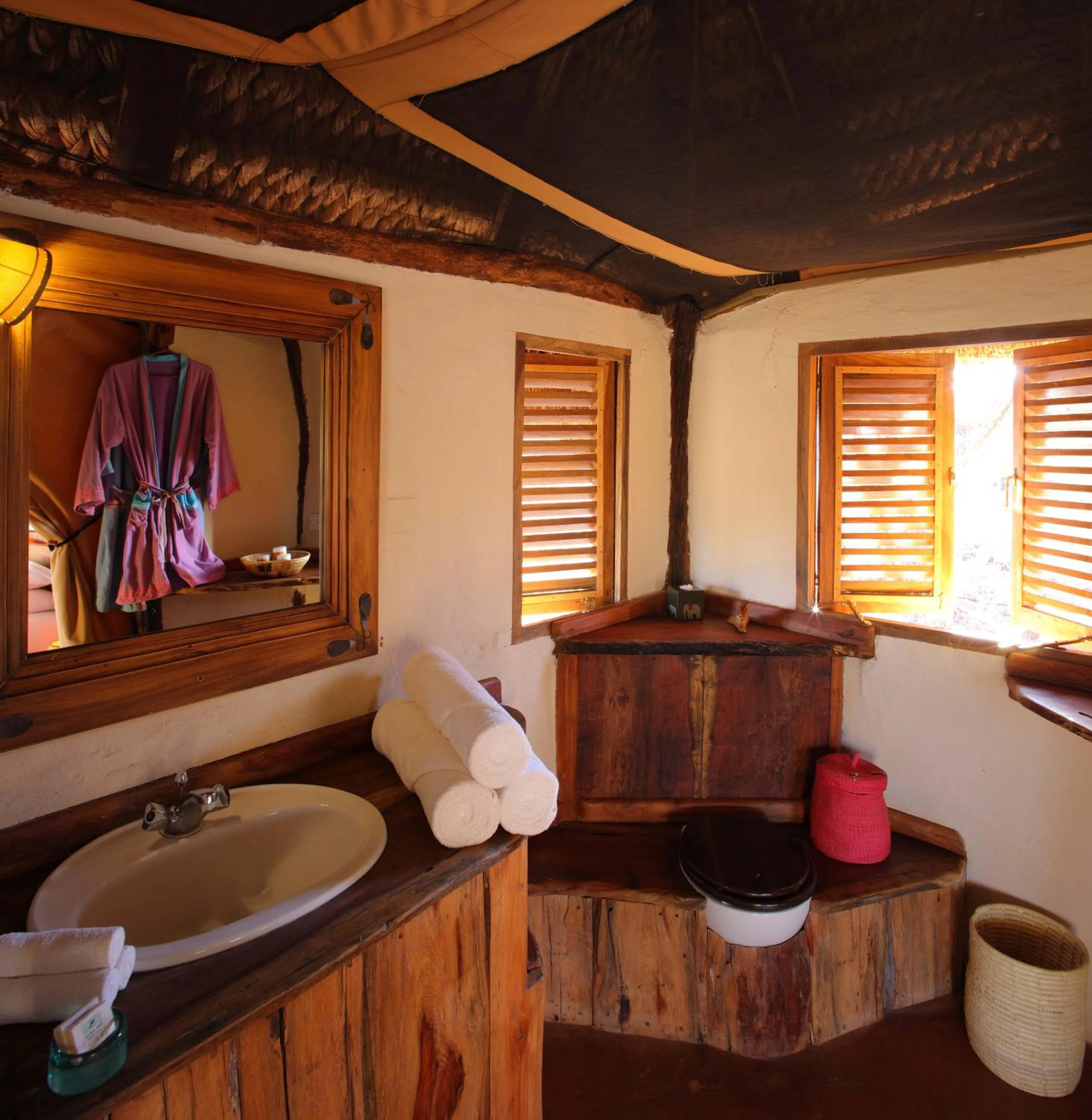 Bathroom in Elewana Lewa Safari Camp