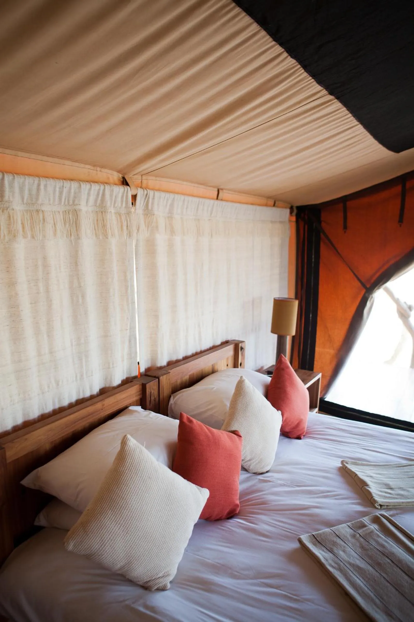 Bed in Elewana Lewa Safari Camp