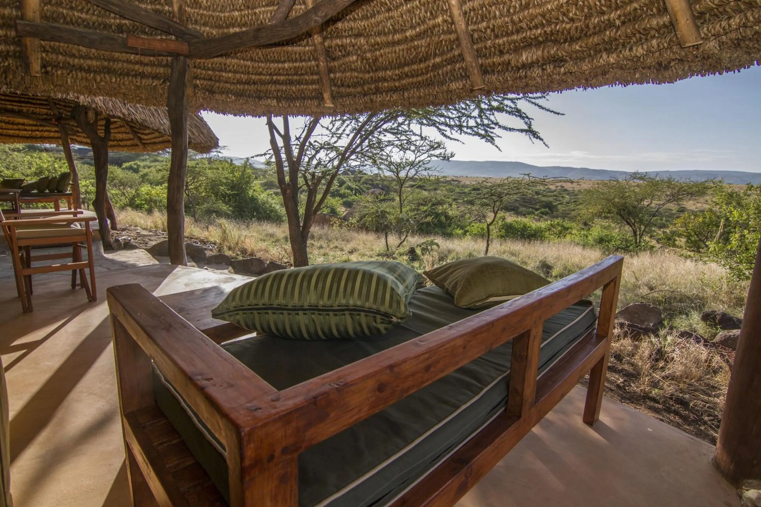 Balcony/Terrace in Elewana Lewa Safari Camp