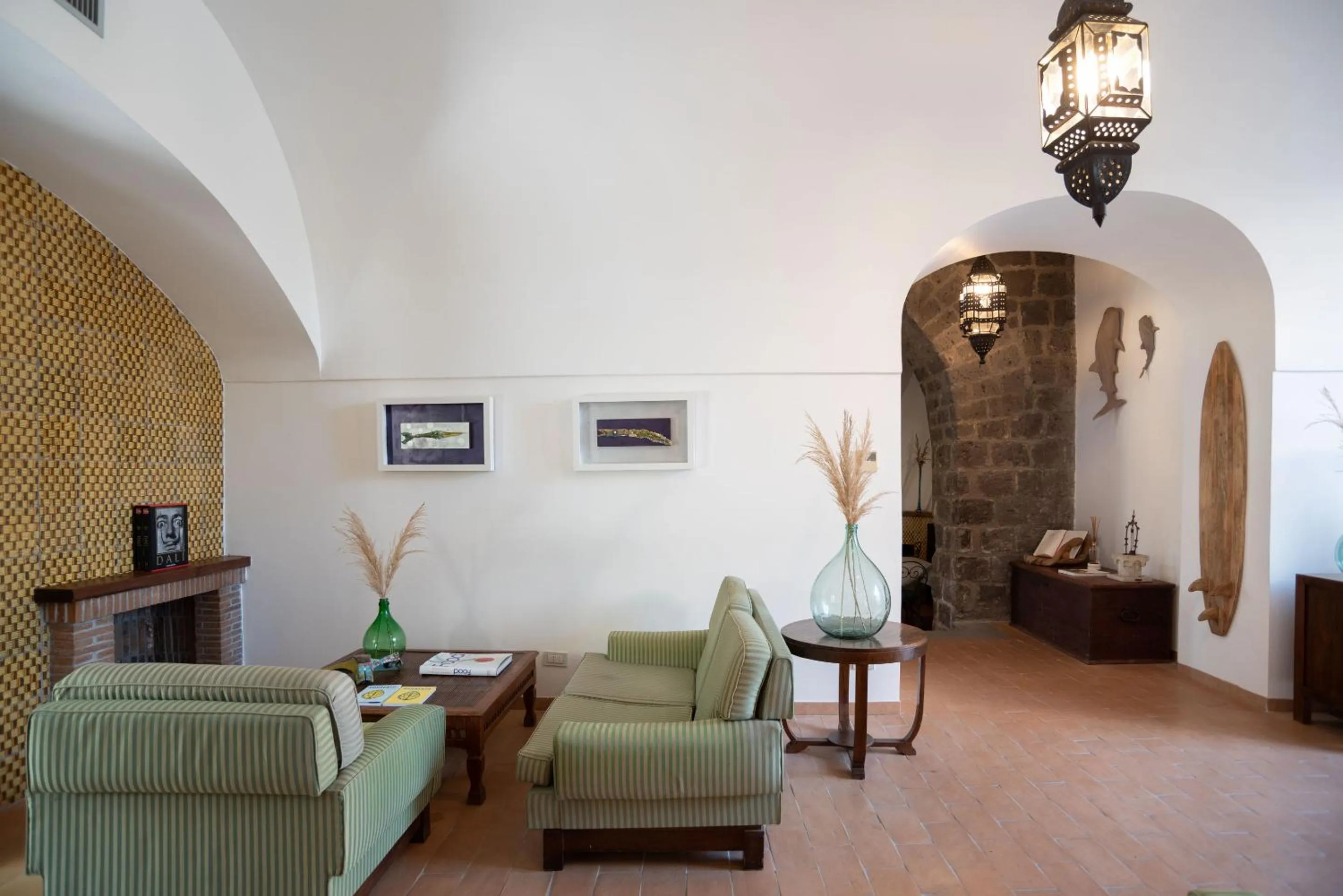 Lobby or reception in Villa Puolo - Sorrento