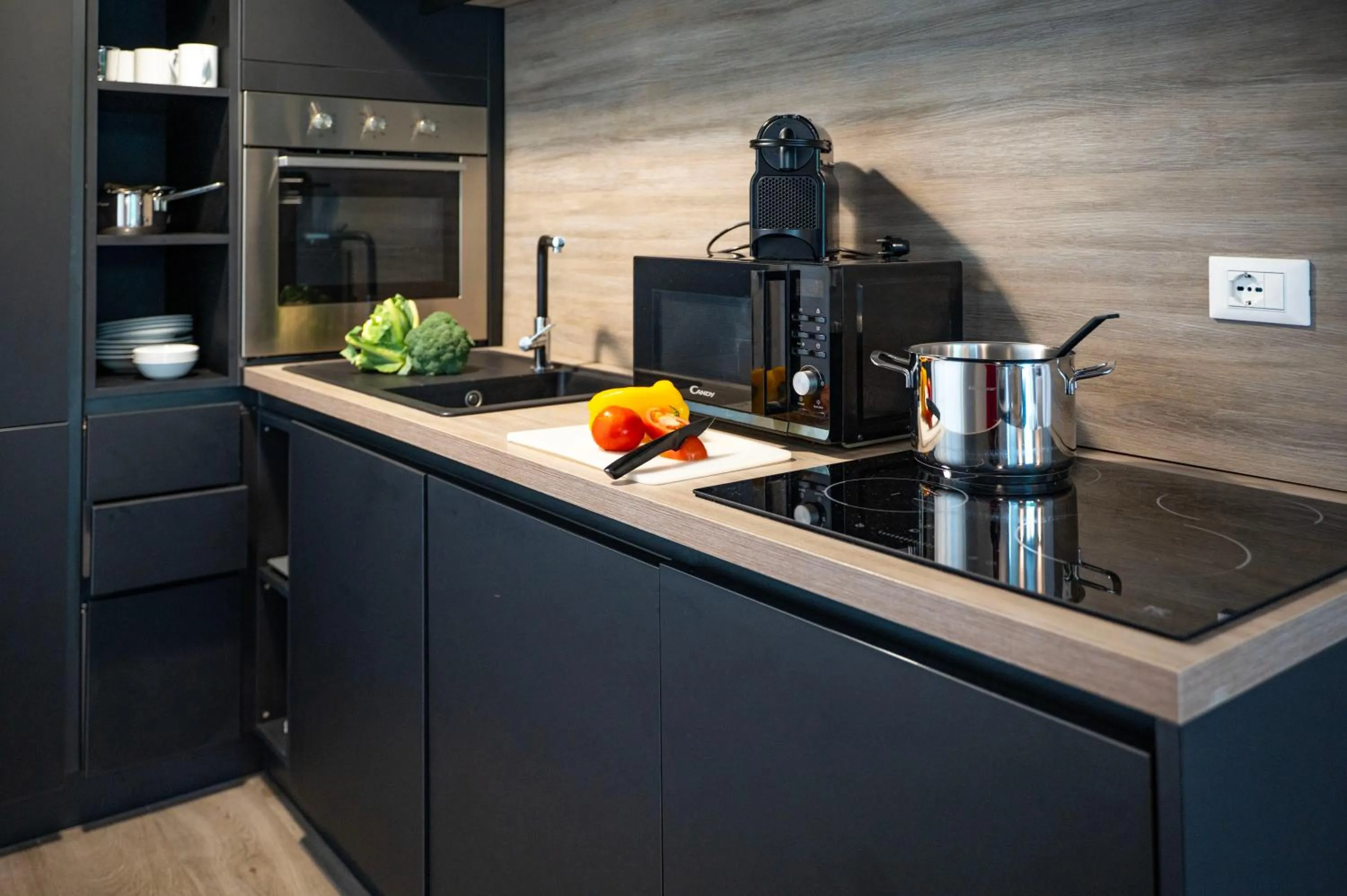 Coffee/tea facilities in Residence Via Di Francia