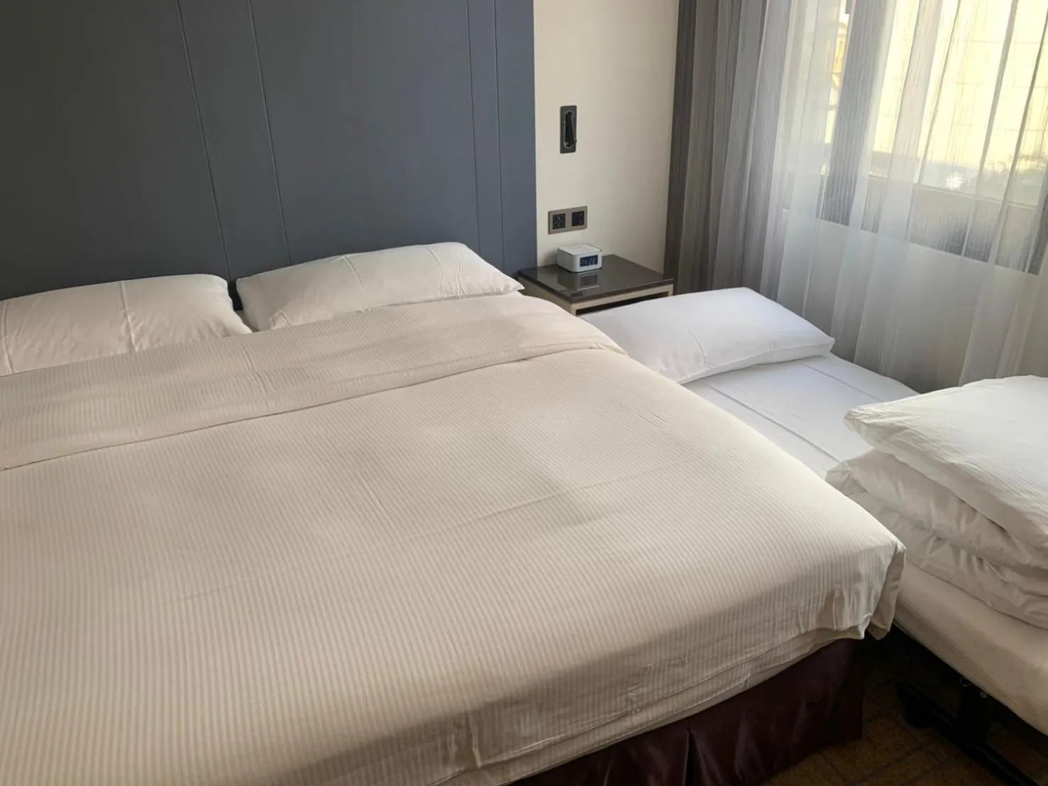 Bed in K Hotels Taipei Linsen