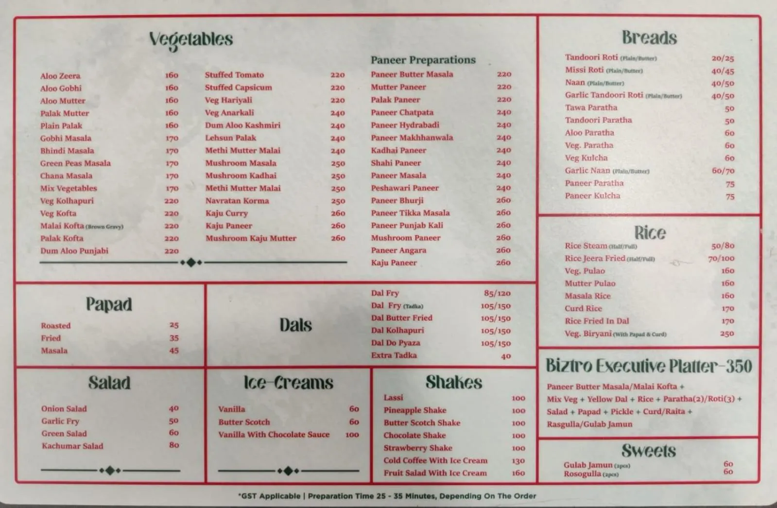 Breakfast in Annandam Inn(Hotel Anand)