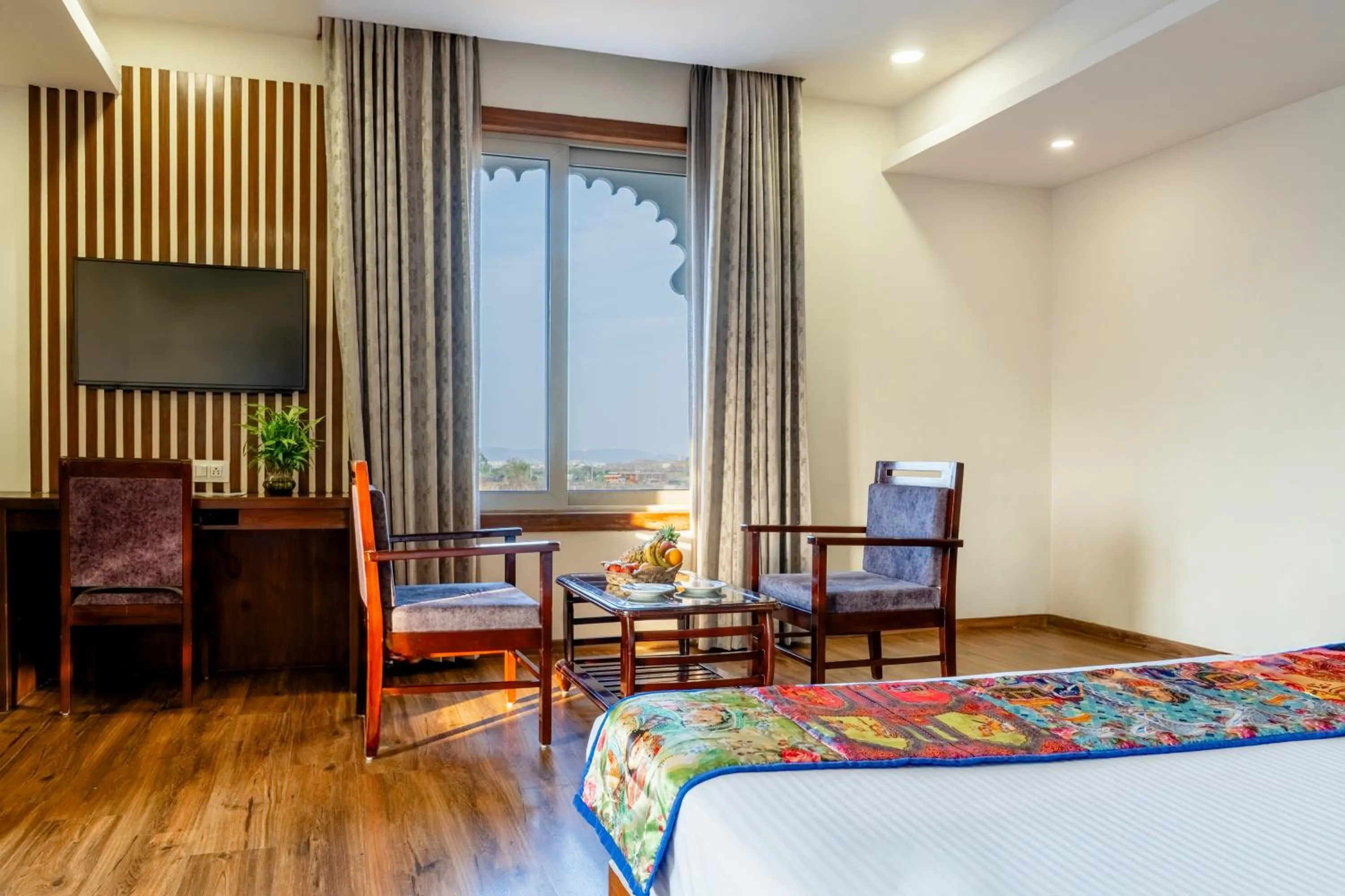 Bed in Hotel Paandora Grand,Udaipur