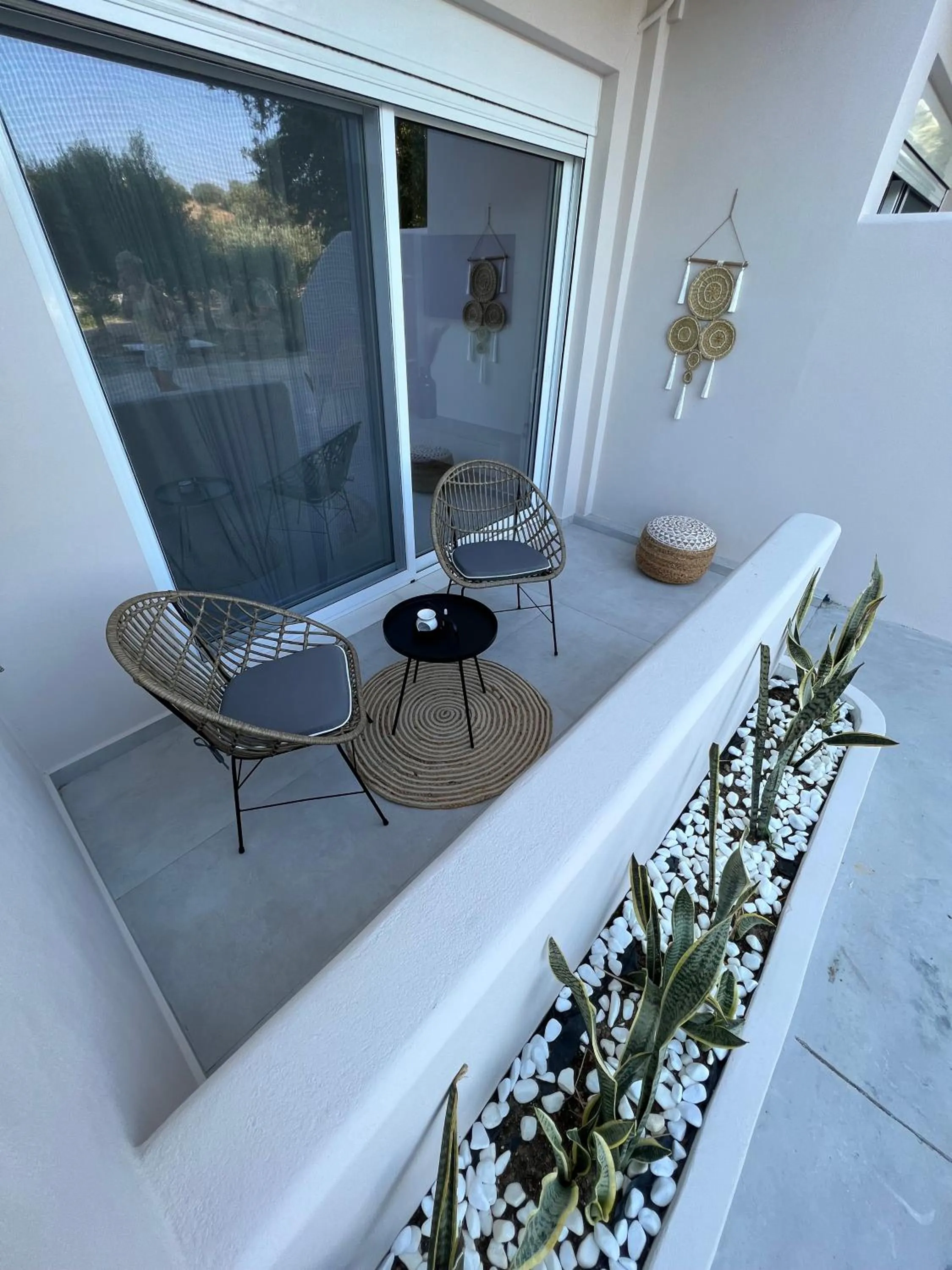 Patio in Aelia Apartments