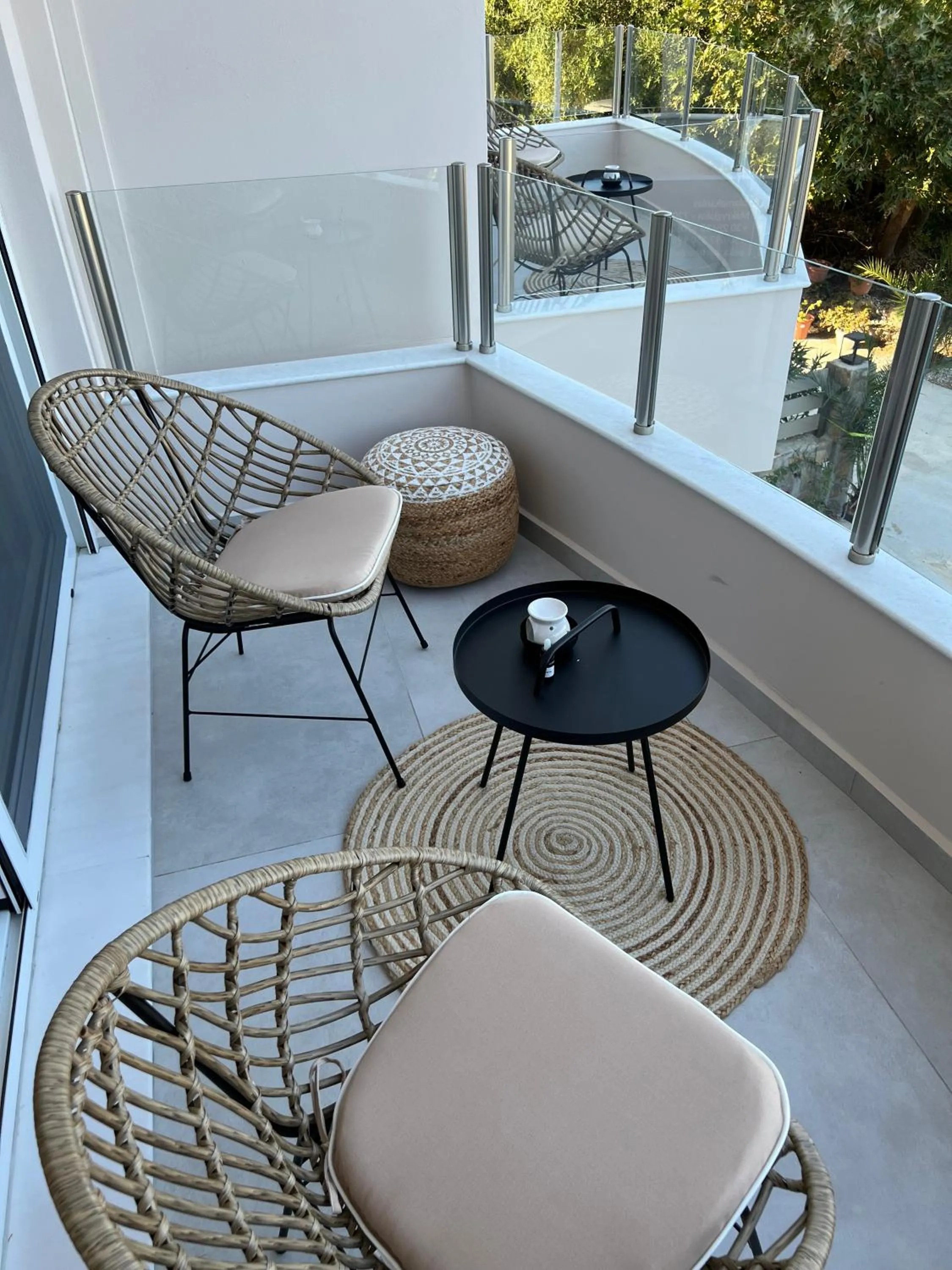 Patio in Aelia Apartments