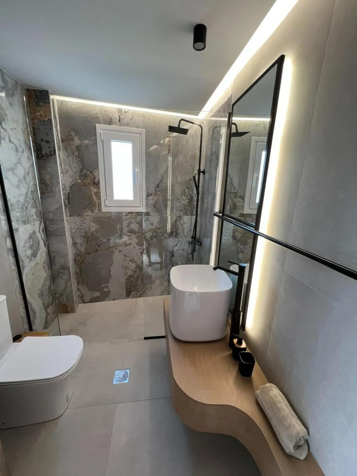 Bathroom in Aelia Apartments