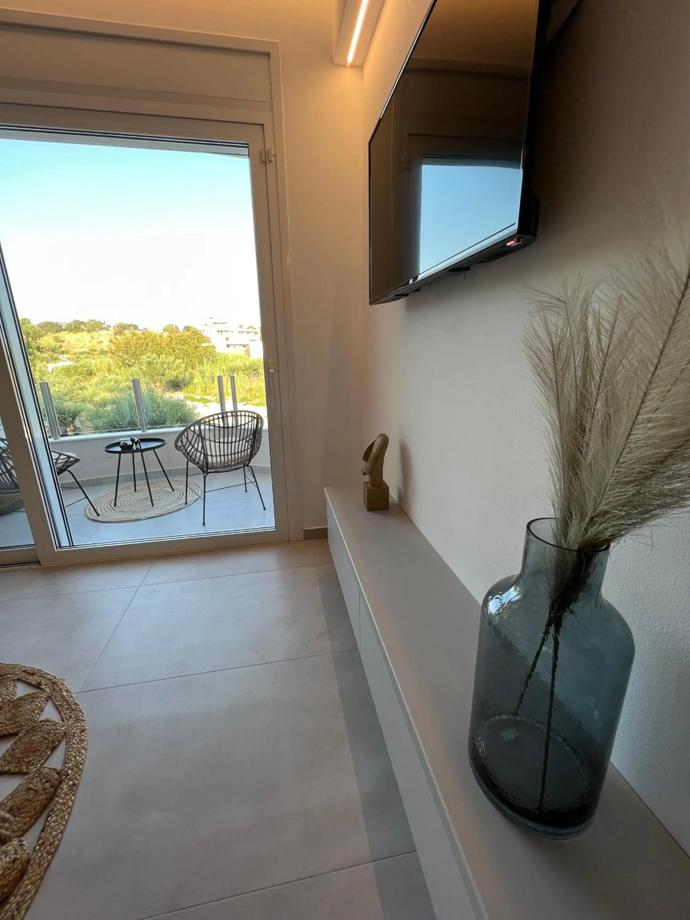 Living room in Aelia Apartments