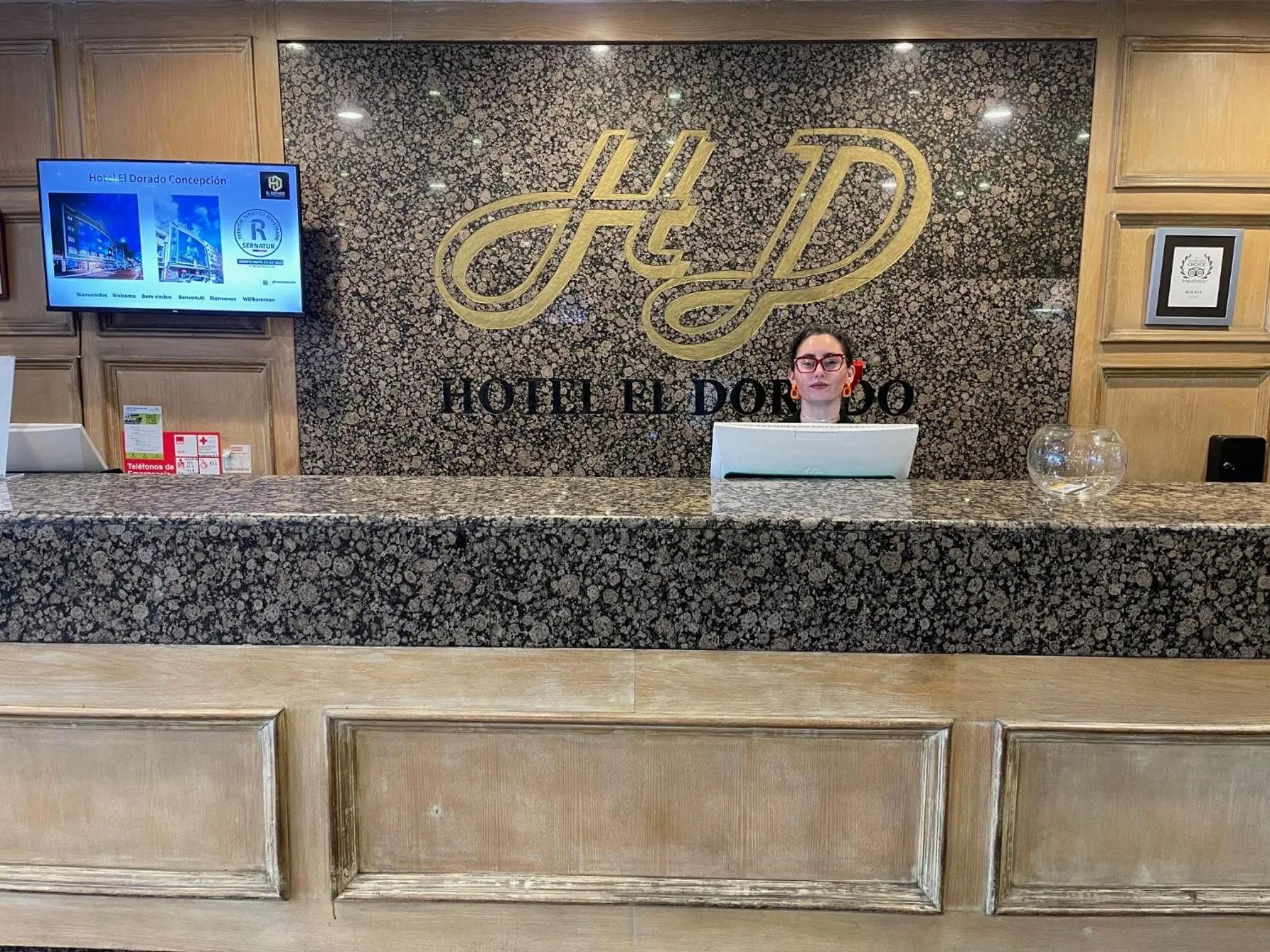 Lobby or reception in HOTEL EL DORADO