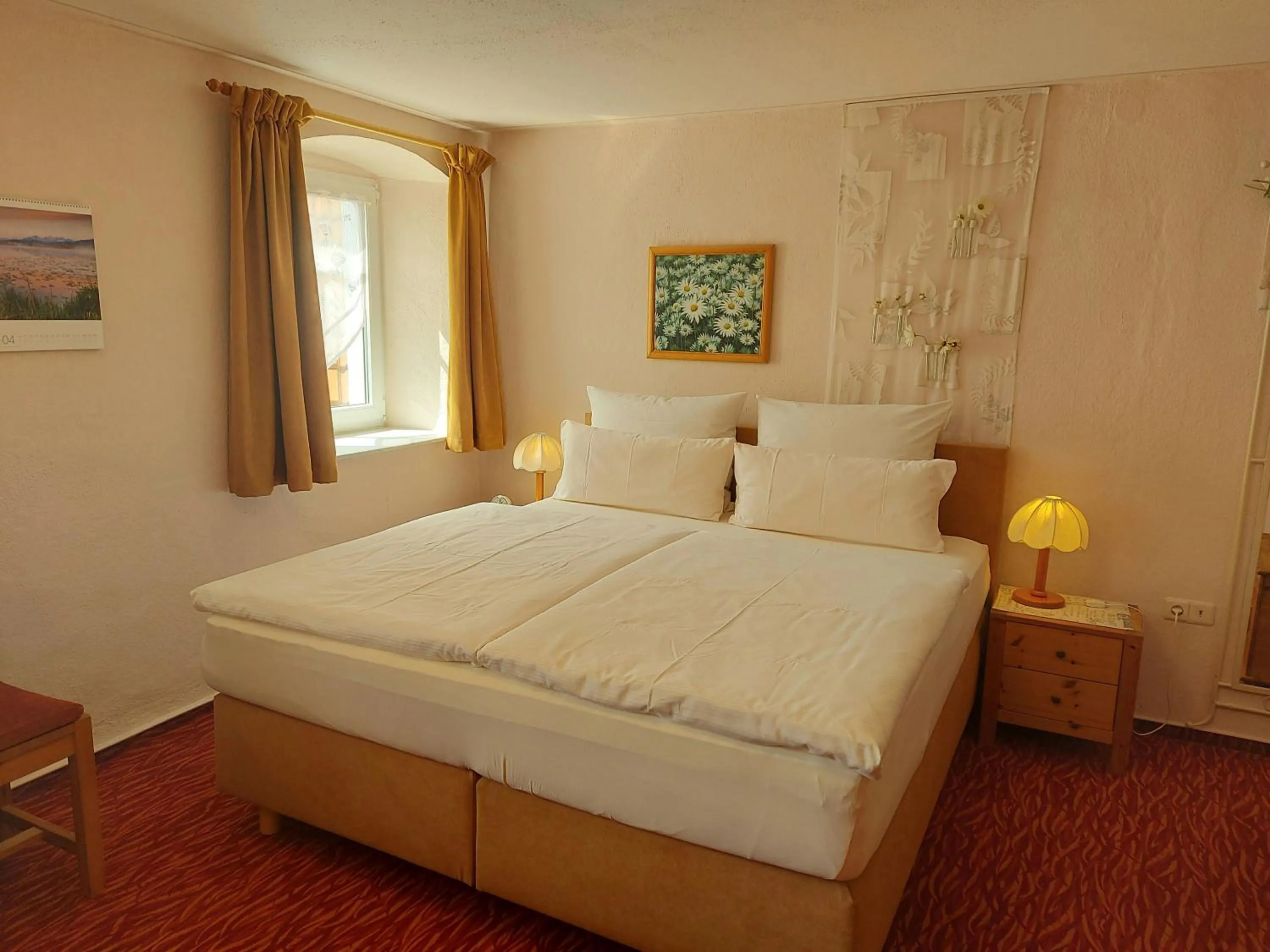 Bed in Logis L Auberge Gutshof