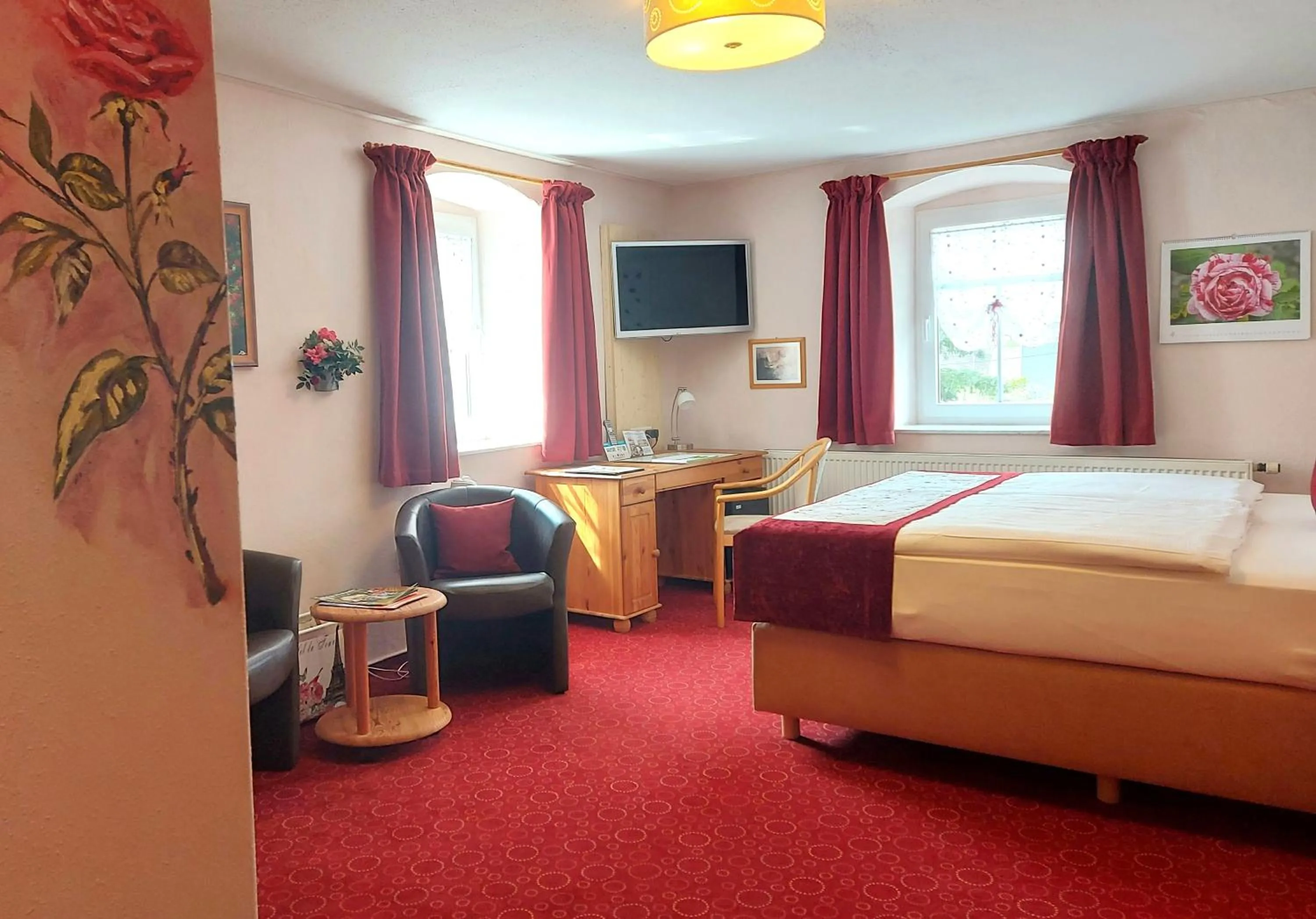 Bed in Logis L Auberge Gutshof