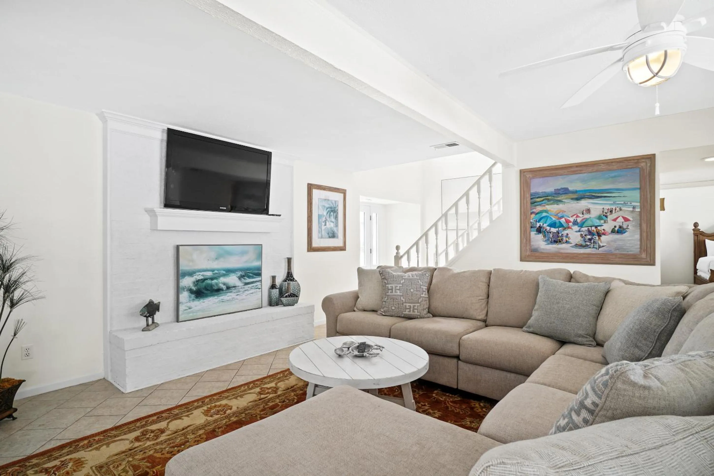TV and multimedia in Destin Beach House - Happy Harbor House by Panhandle Getaways