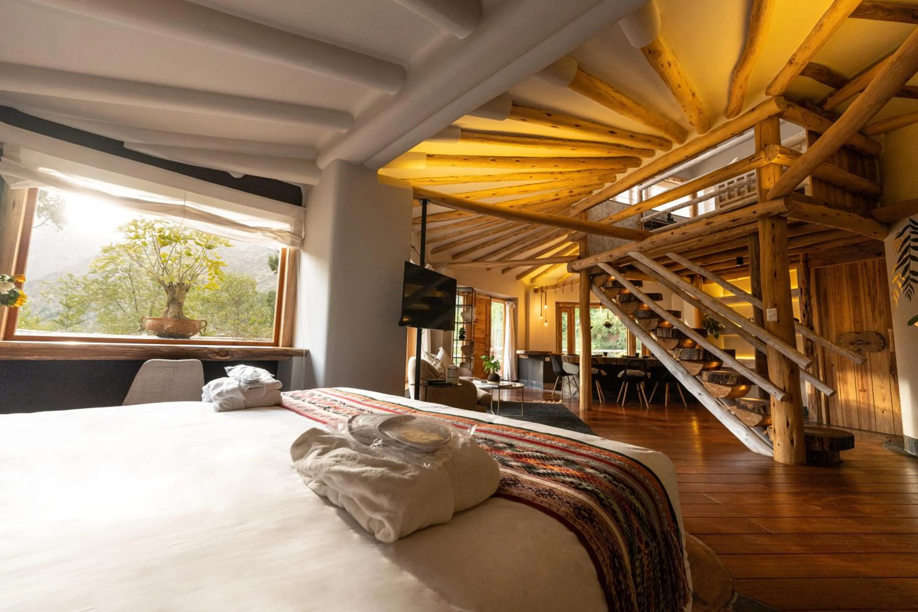 Bedroom in CASA RAIZ Handmade House Luxury Stay