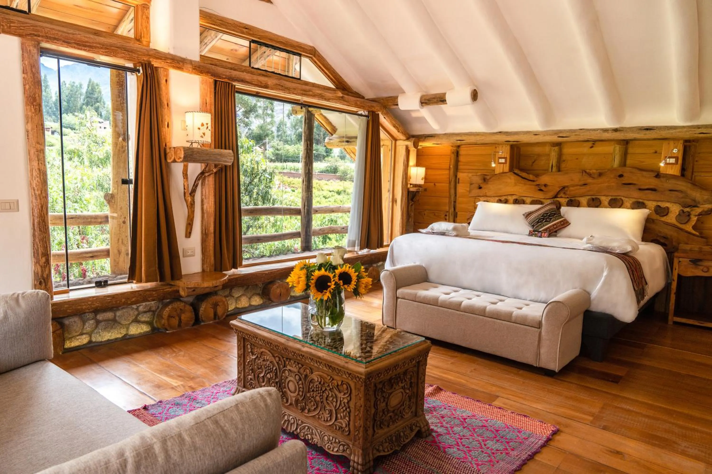 Bed in CASA RAIZ Handmade House Luxury Stay