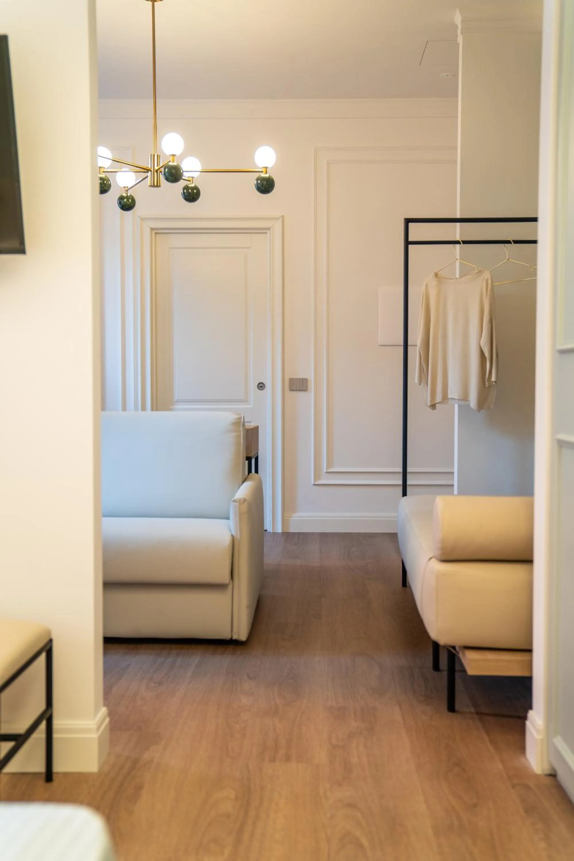 Seating area, Bed in Albergo Bianchi Stazione