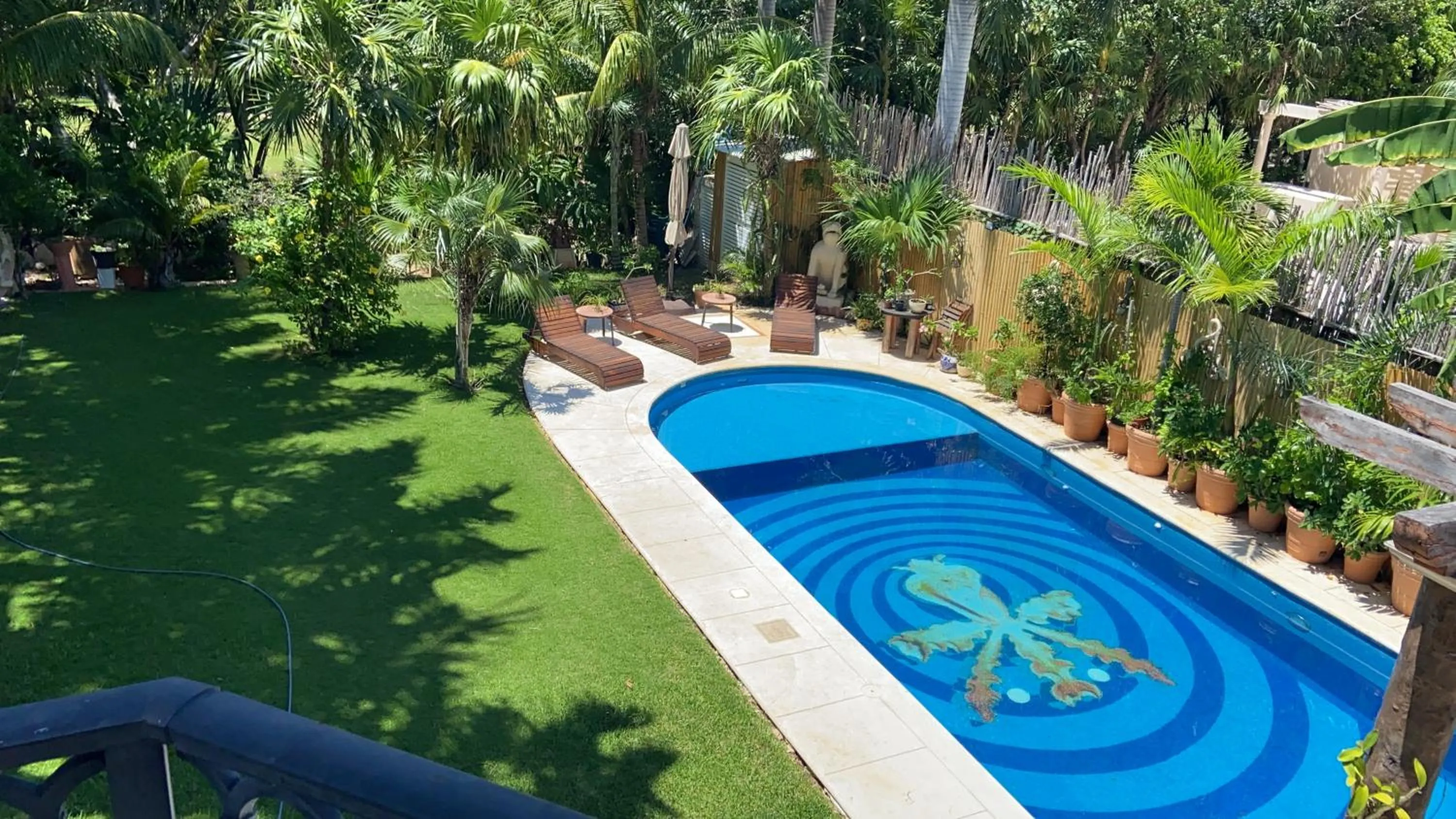 Swimming pool in Casa Jaguar