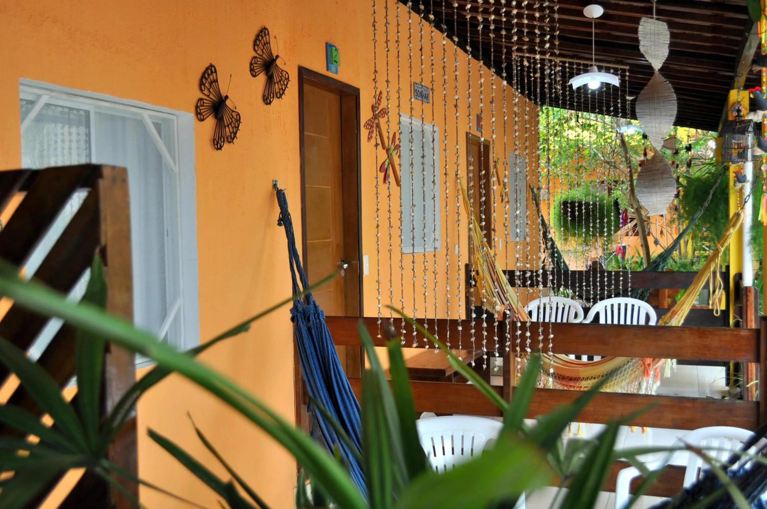 Decorative detail in Pousada Som dos Pássaros