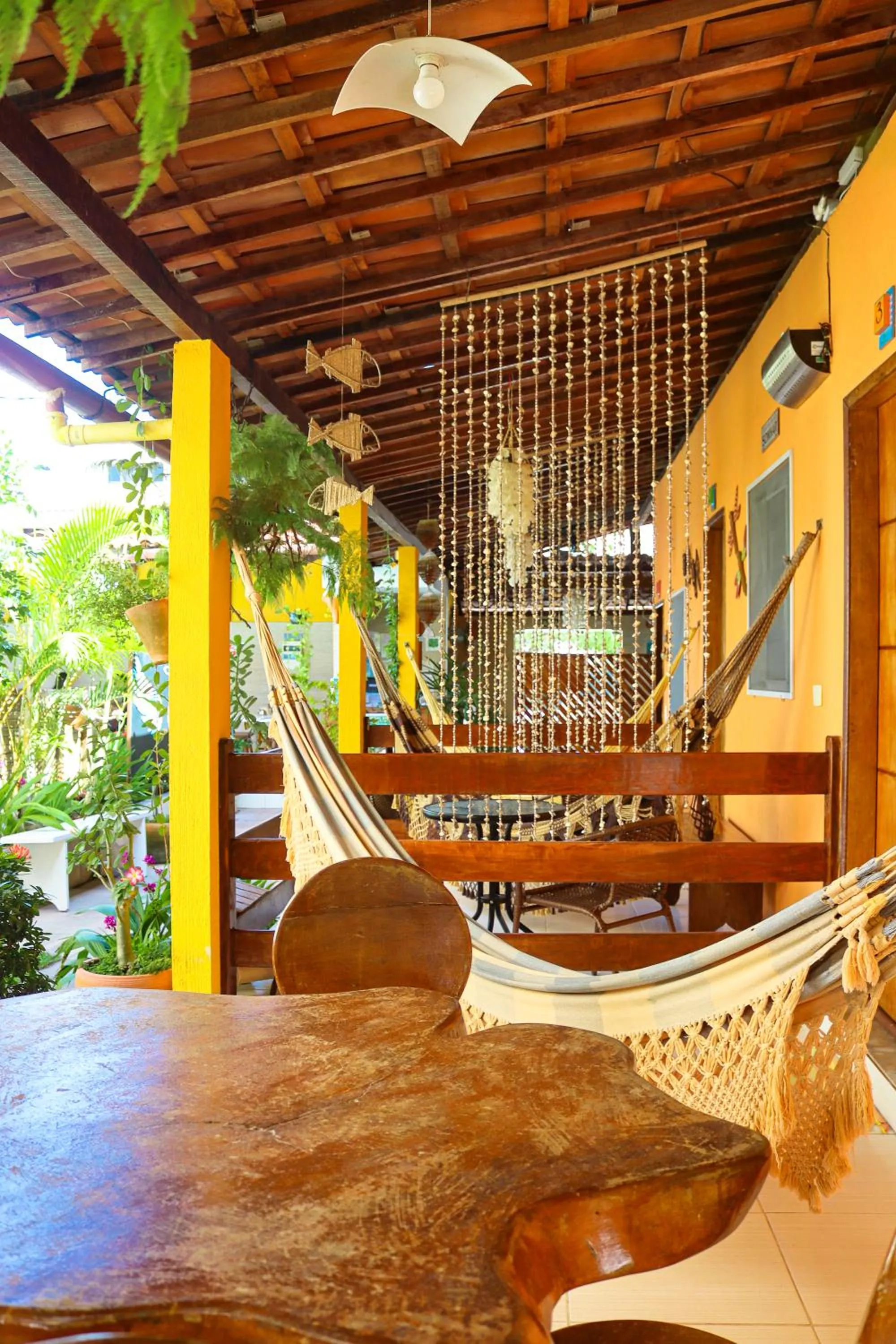 Patio in Pousada Som dos Pássaros