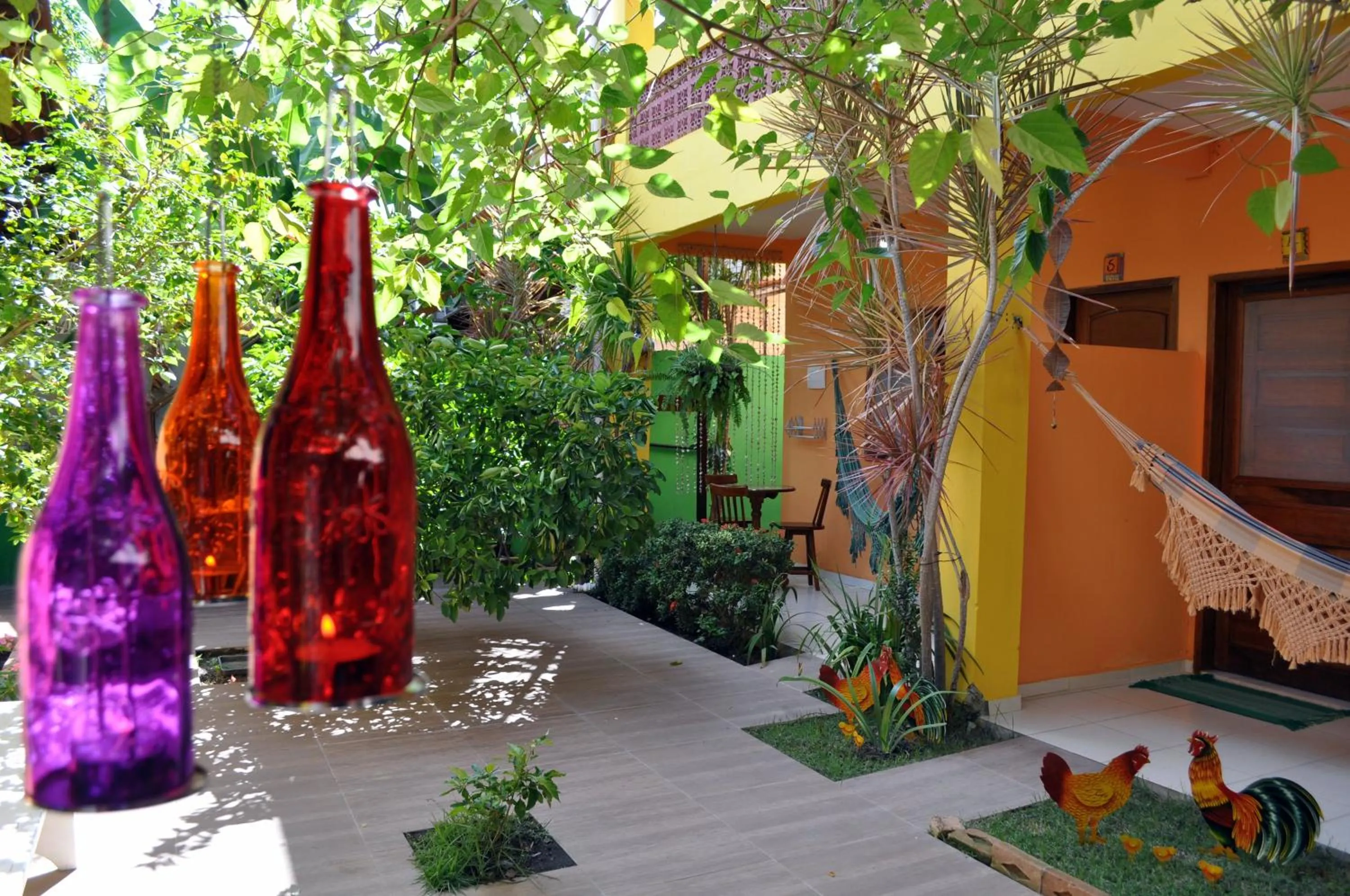 Decorative detail in Pousada Som dos Pássaros