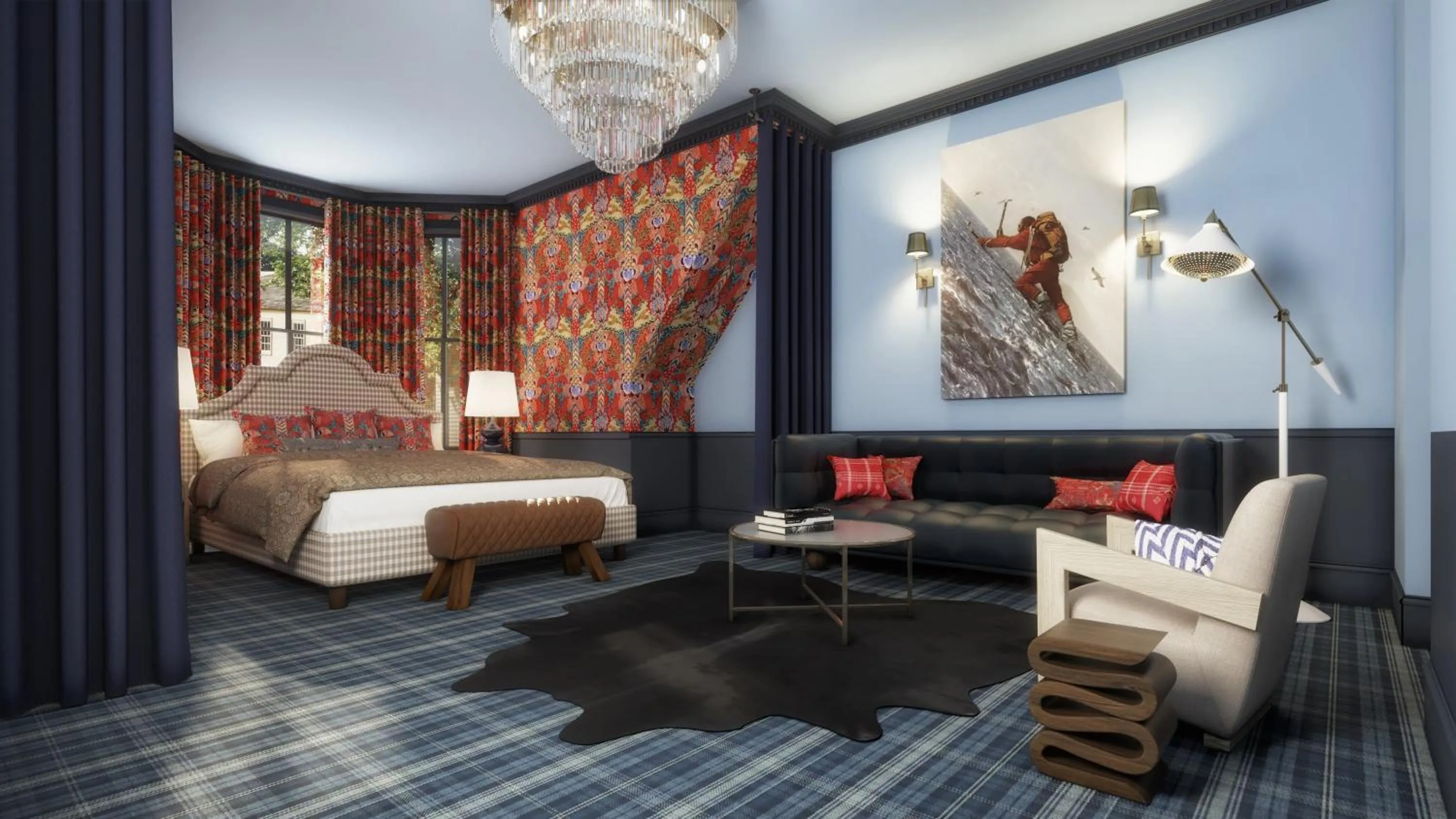 Bedroom, Bed in The Hotel Portsmouth - Downtown