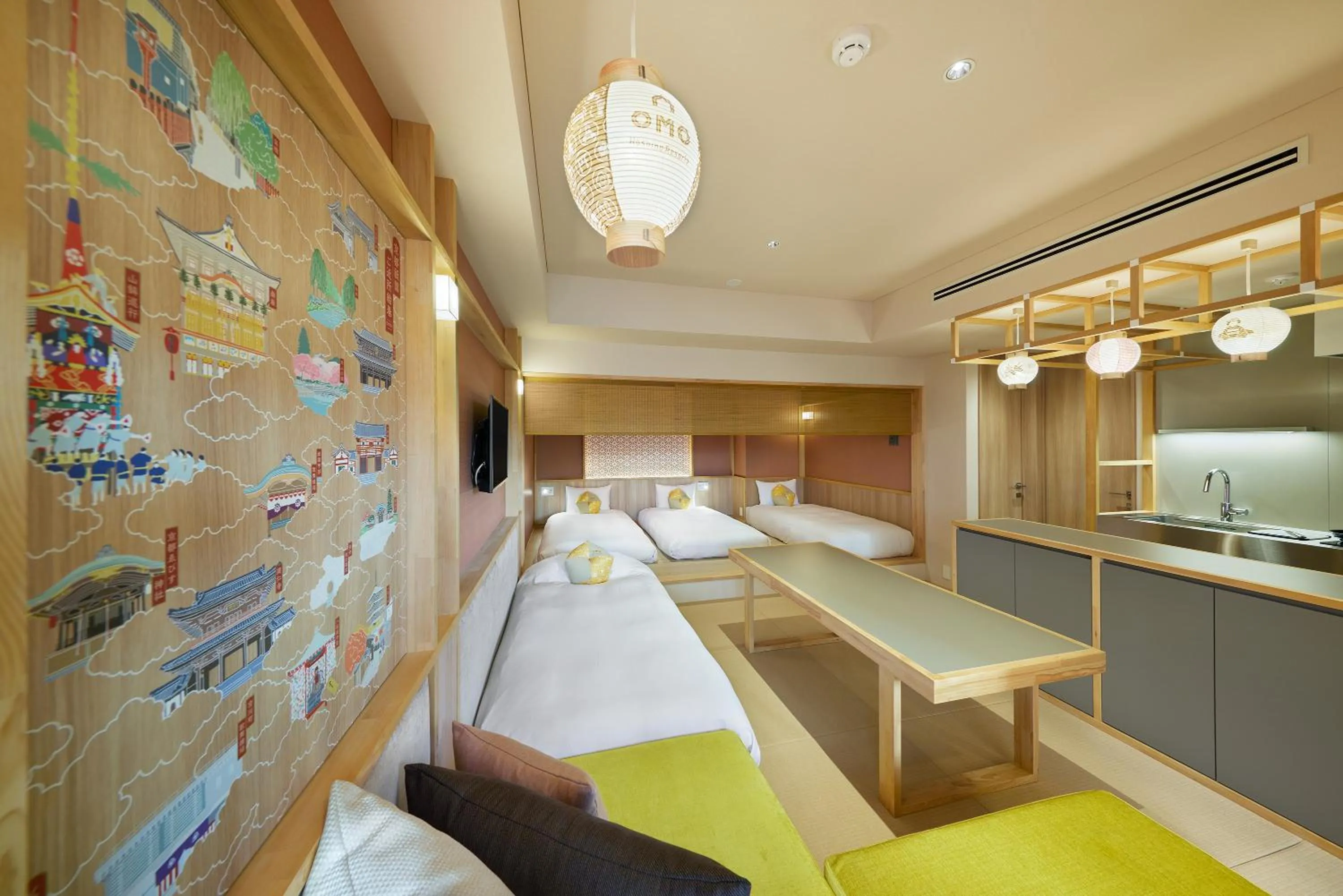 Photo of the whole room, Bed in OMO5 Kyoto Gion by Hoshino Resorts