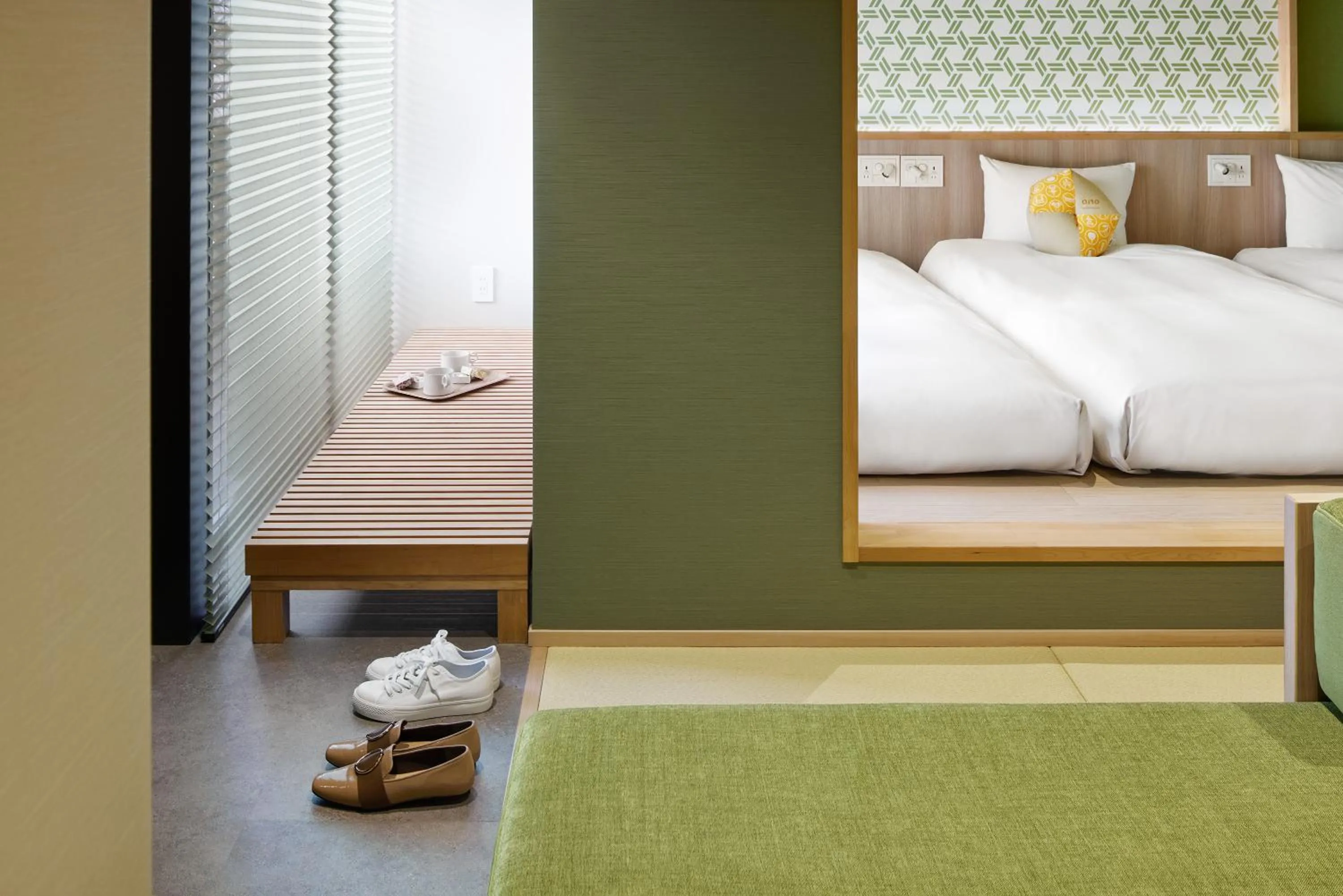 Bed in OMO5 Kyoto Gion by Hoshino Resorts