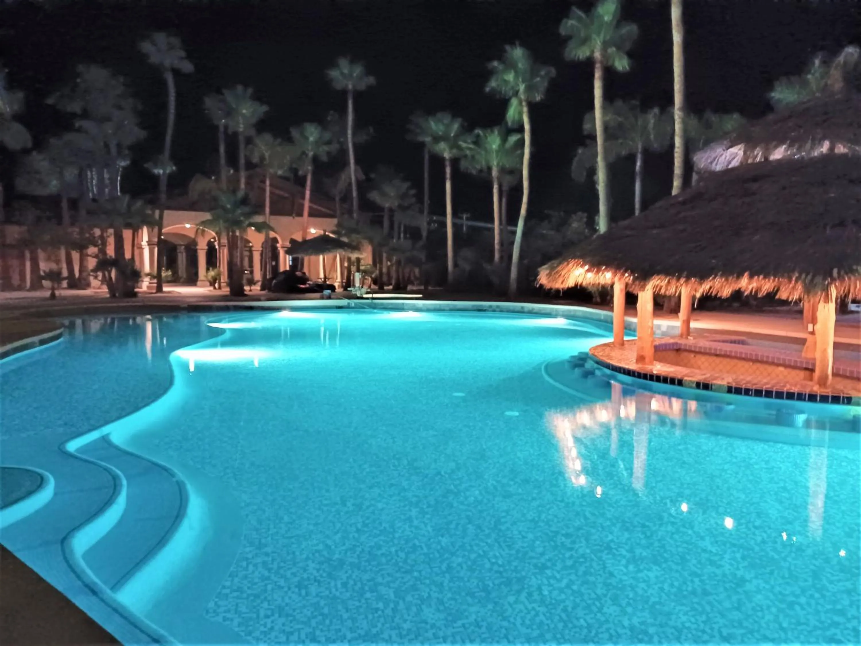 Pool view in HACIENDA MONARCAS Resort