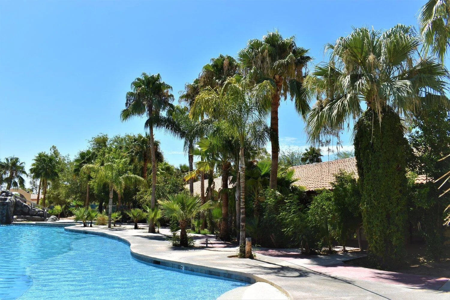 Garden view in HACIENDA MONARCAS Resort