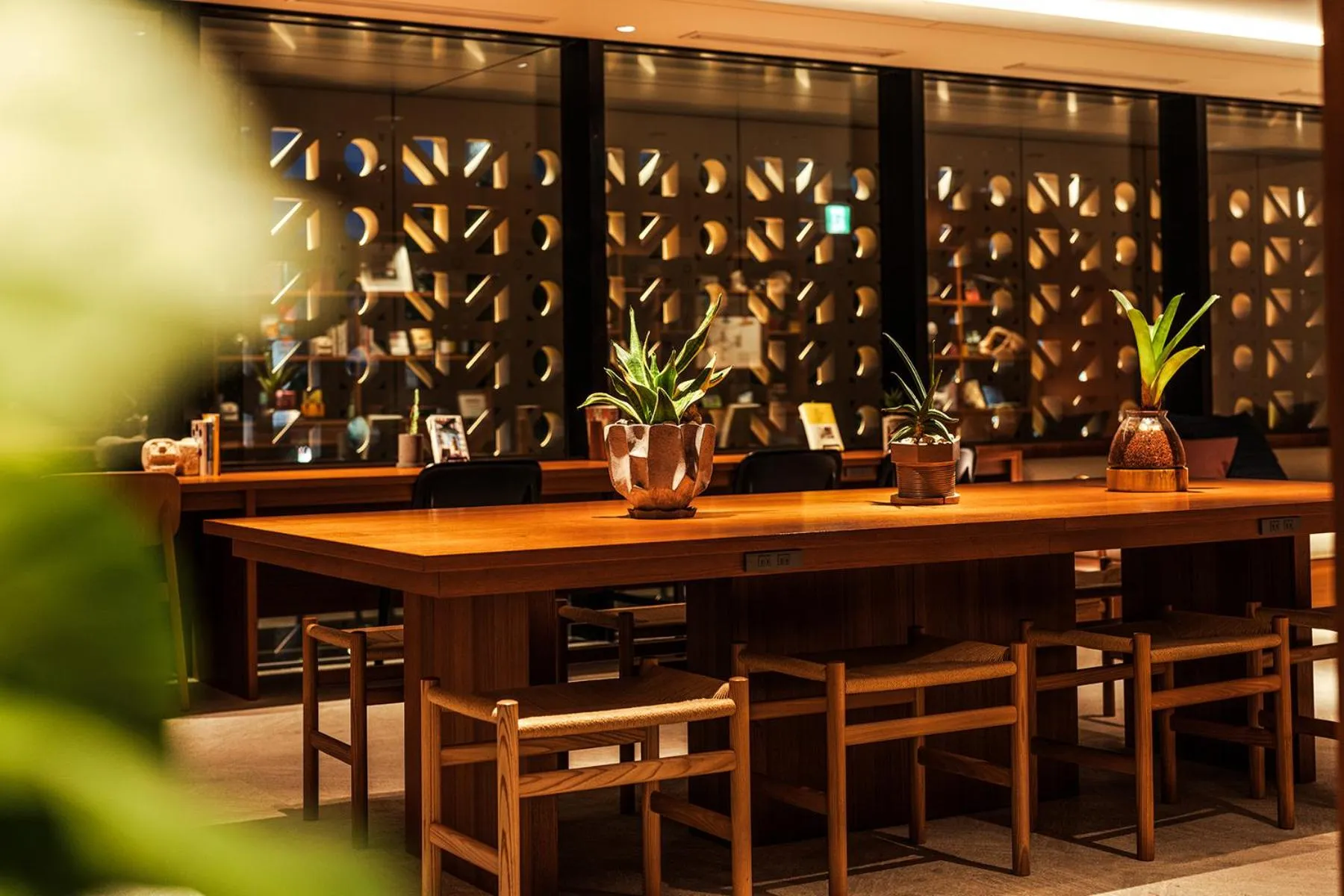 Communal lounge/ TV room in OMO5 Okinawa Naha by Hoshino Resorts