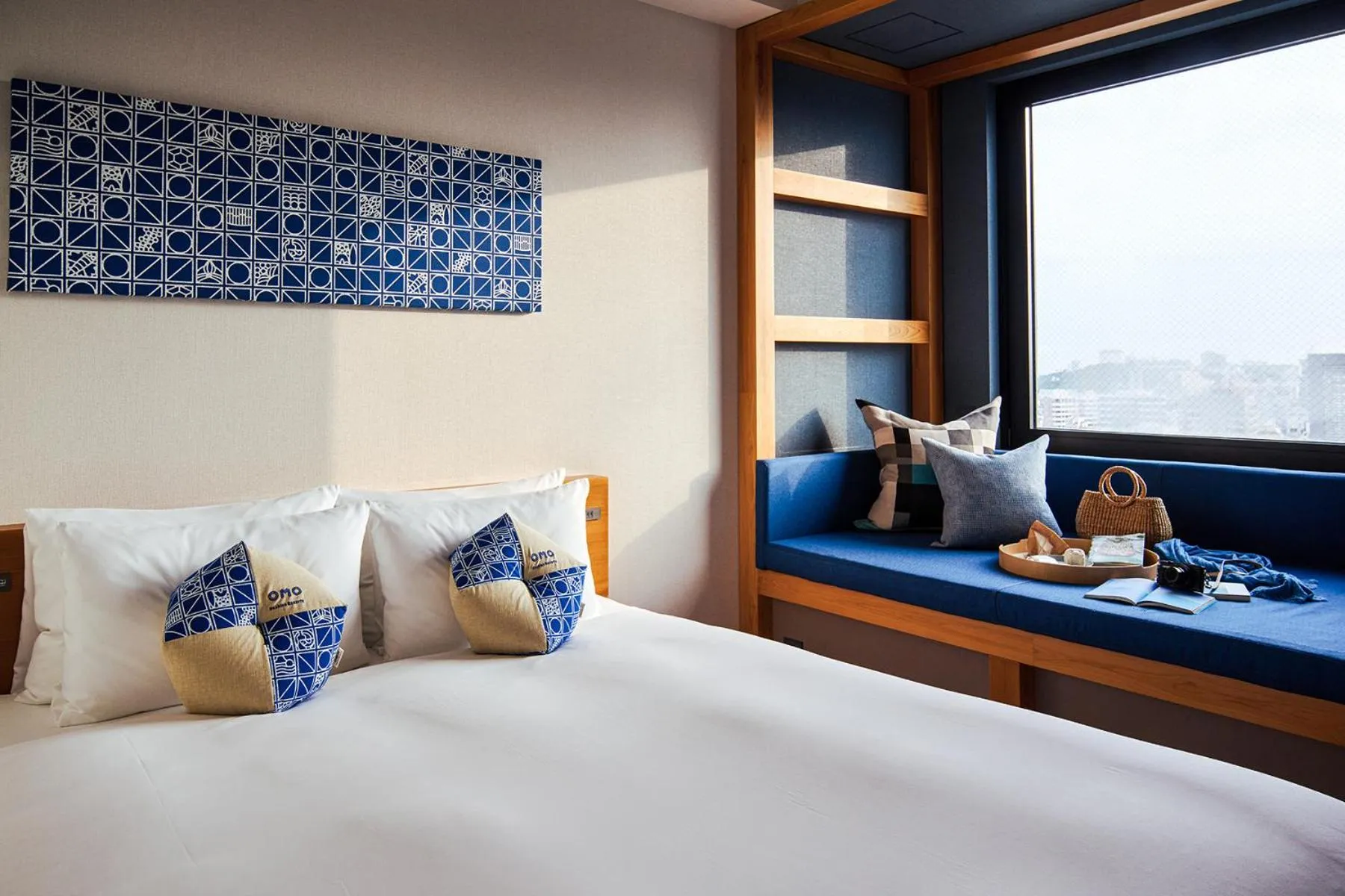 Bed in OMO5 Okinawa Naha by Hoshino Resorts