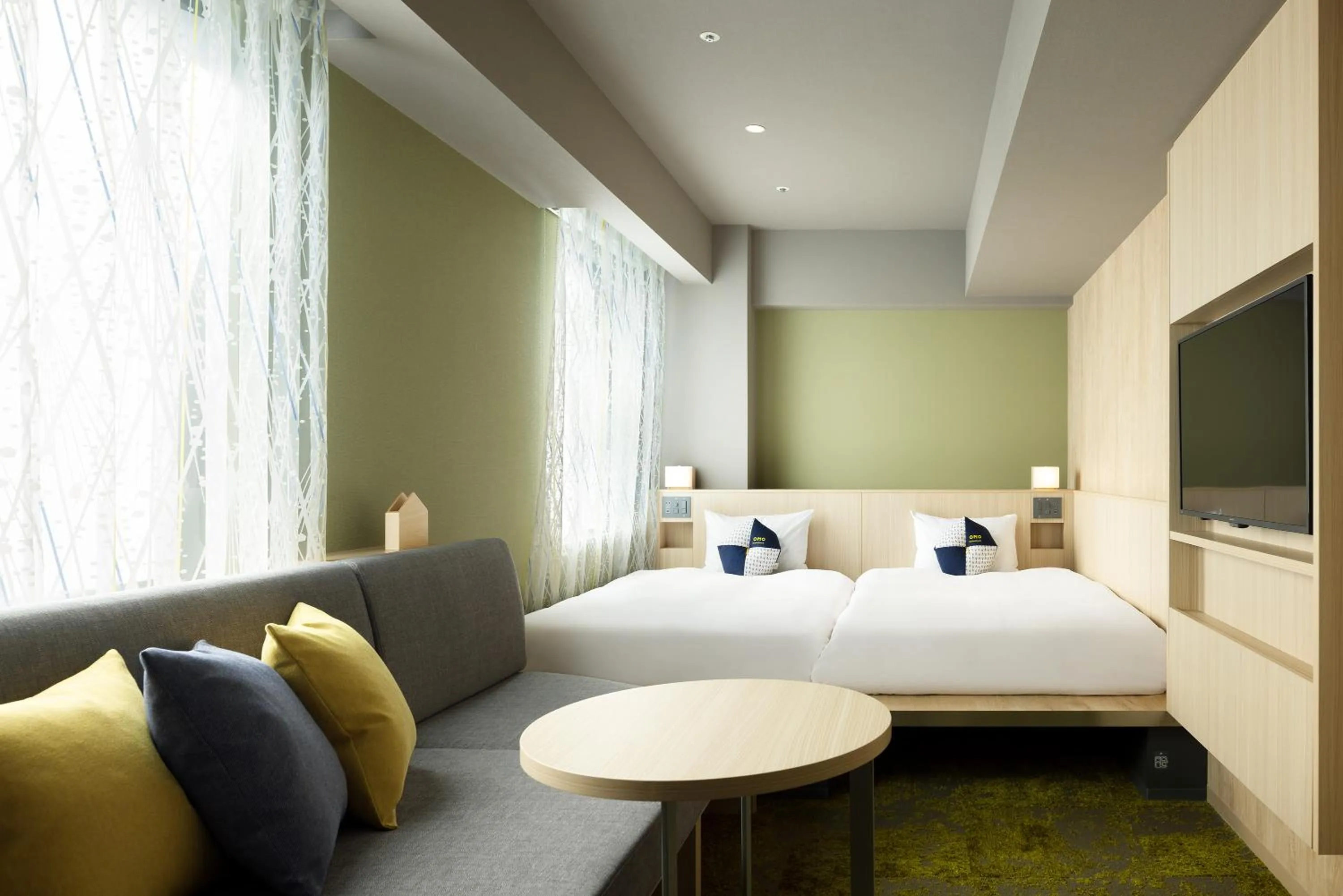 Photo of the whole room, Bed in OMO5 Kanazawa Katamachi by Hoshino Resorts