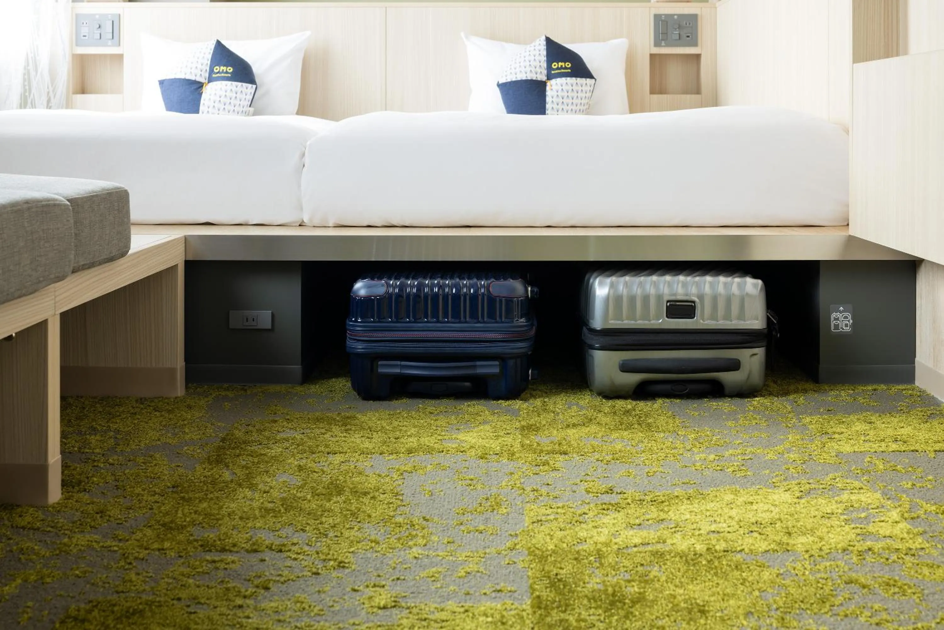 Photo of the whole room, Bed in OMO5 Kanazawa Katamachi by Hoshino Resorts