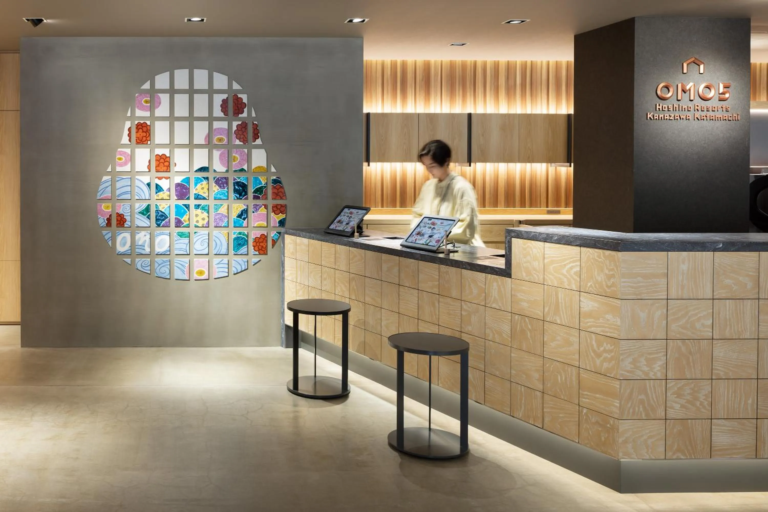Lobby or reception in OMO5 Kanazawa Katamachi by Hoshino Resorts