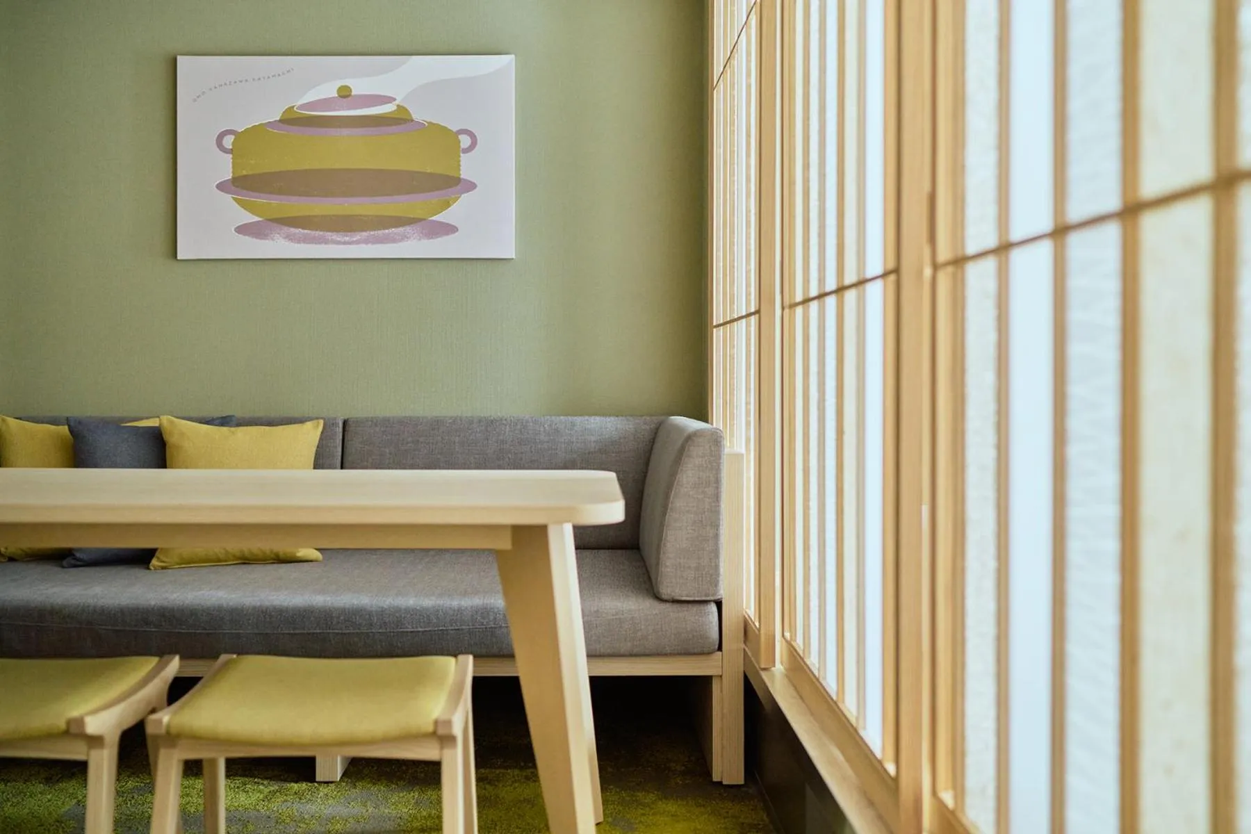 Photo of the whole room in OMO5 Kanazawa Katamachi by Hoshino Resorts