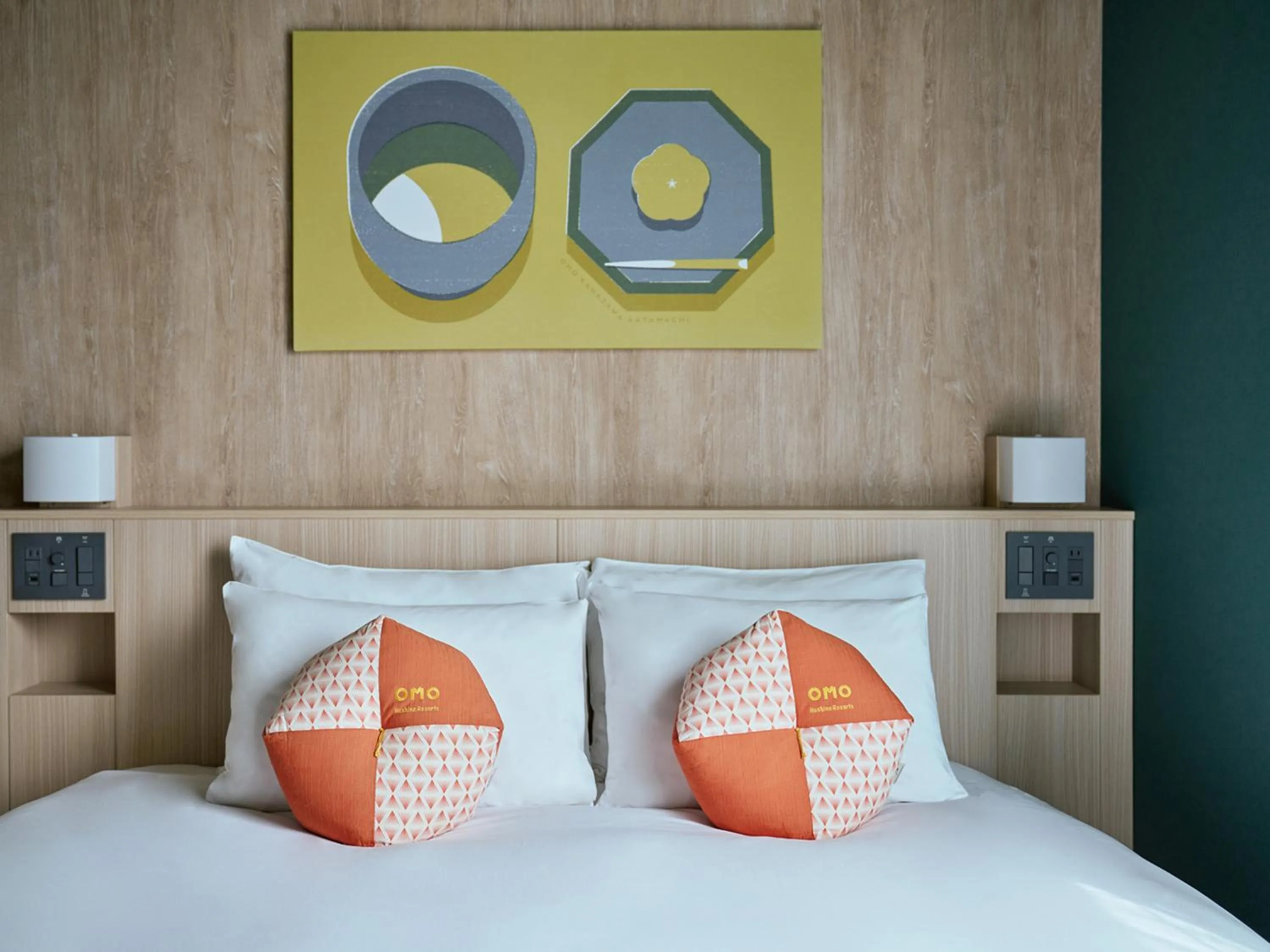 Bed in OMO5 Kanazawa Katamachi by Hoshino Resorts