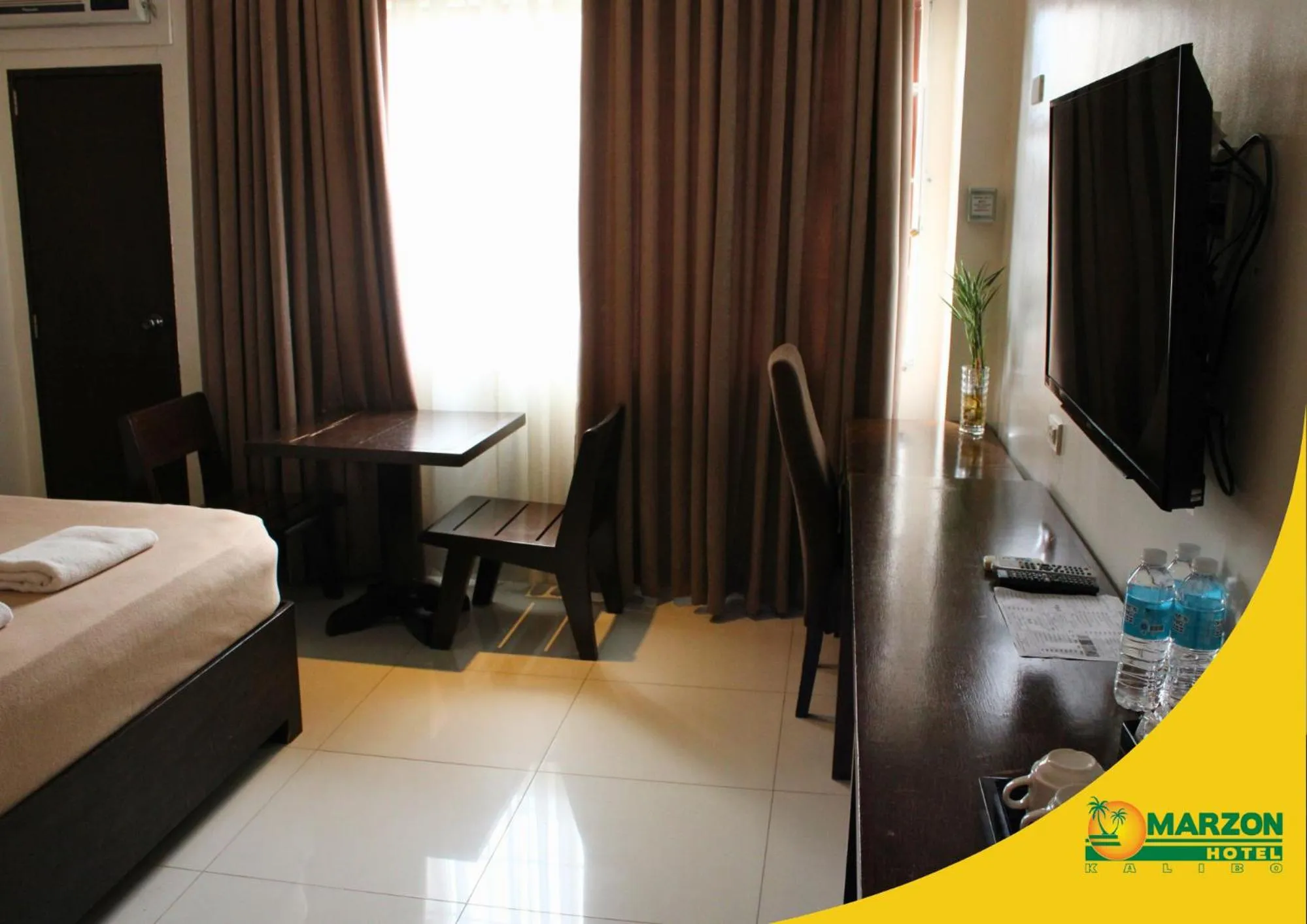 TV and multimedia, Bed in MARZON HOTEL KALIBO