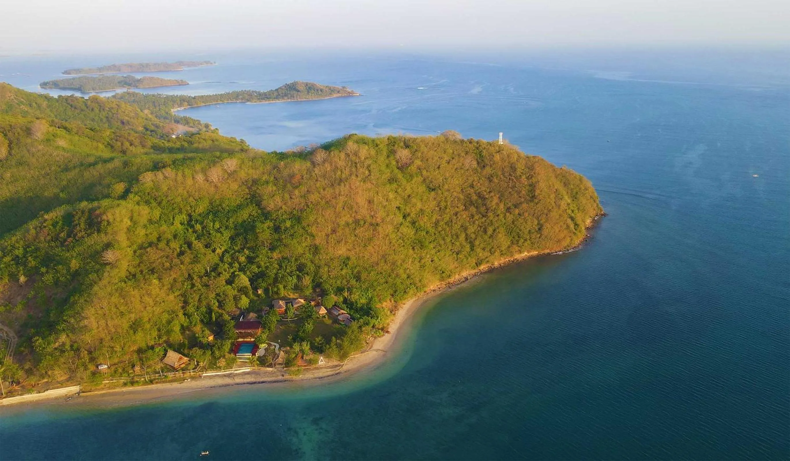 Natural landscape in Catappa Village Lombok