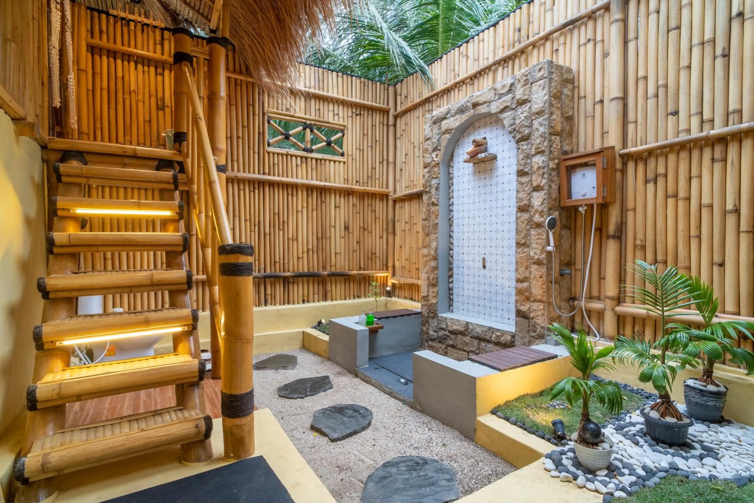 Bathroom in Catappa Village Lombok