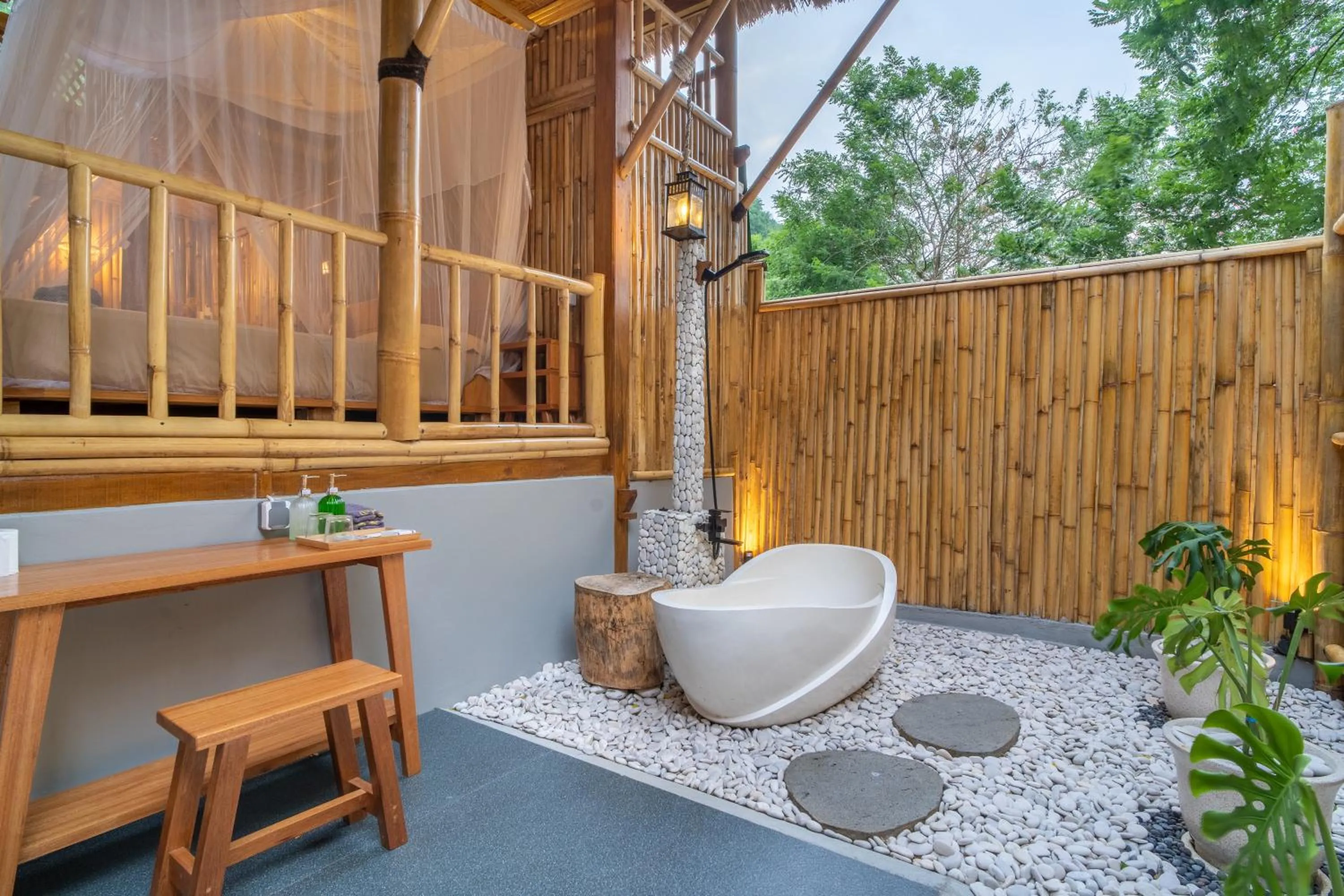 Bathroom in Catappa Village Lombok