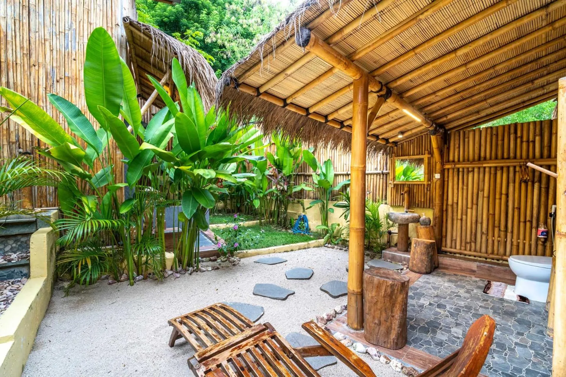 Bathroom in Catappa Village Lombok